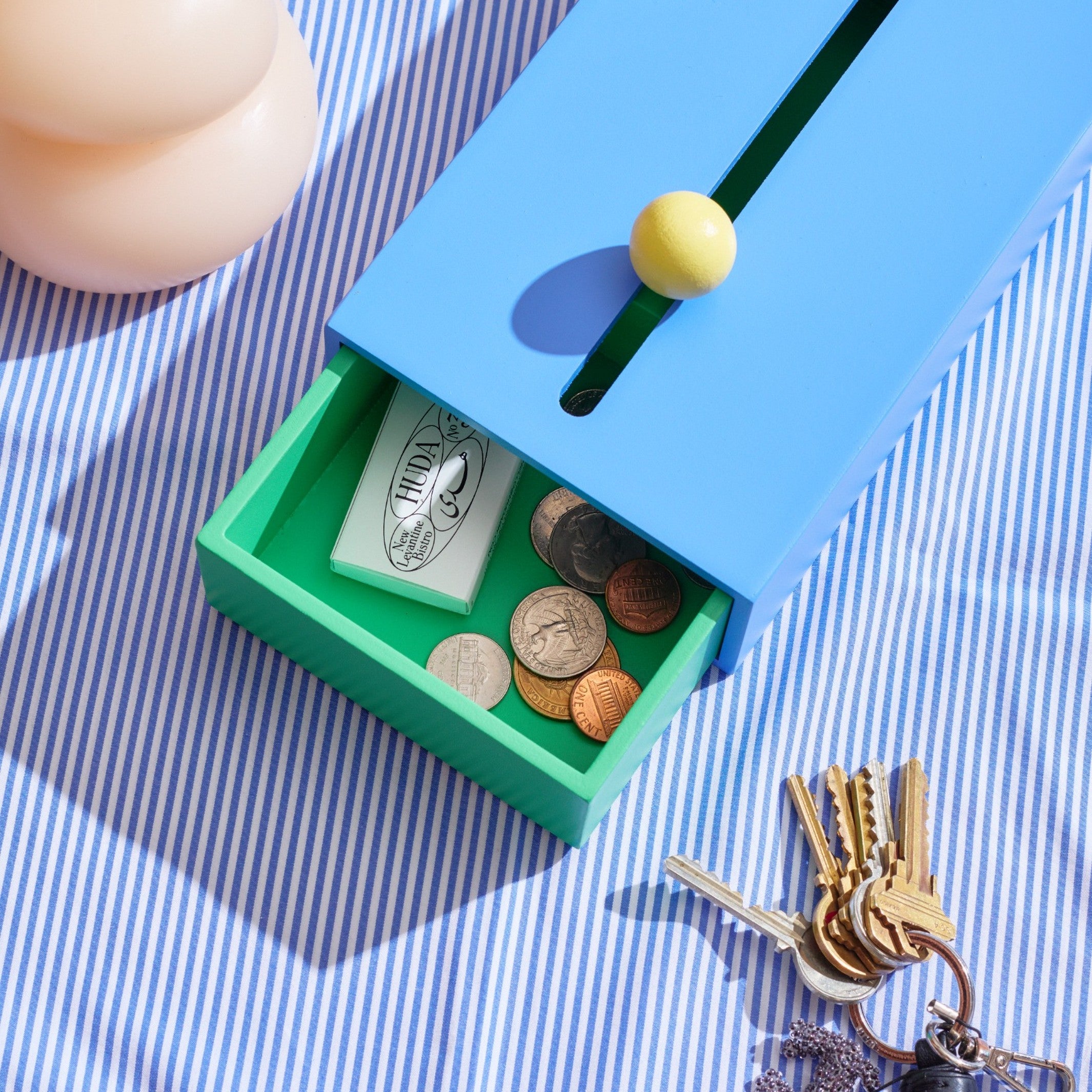 CACHE BOX - Große, blaue Schmuckschatulle | Kanyon Yeh | Areaware