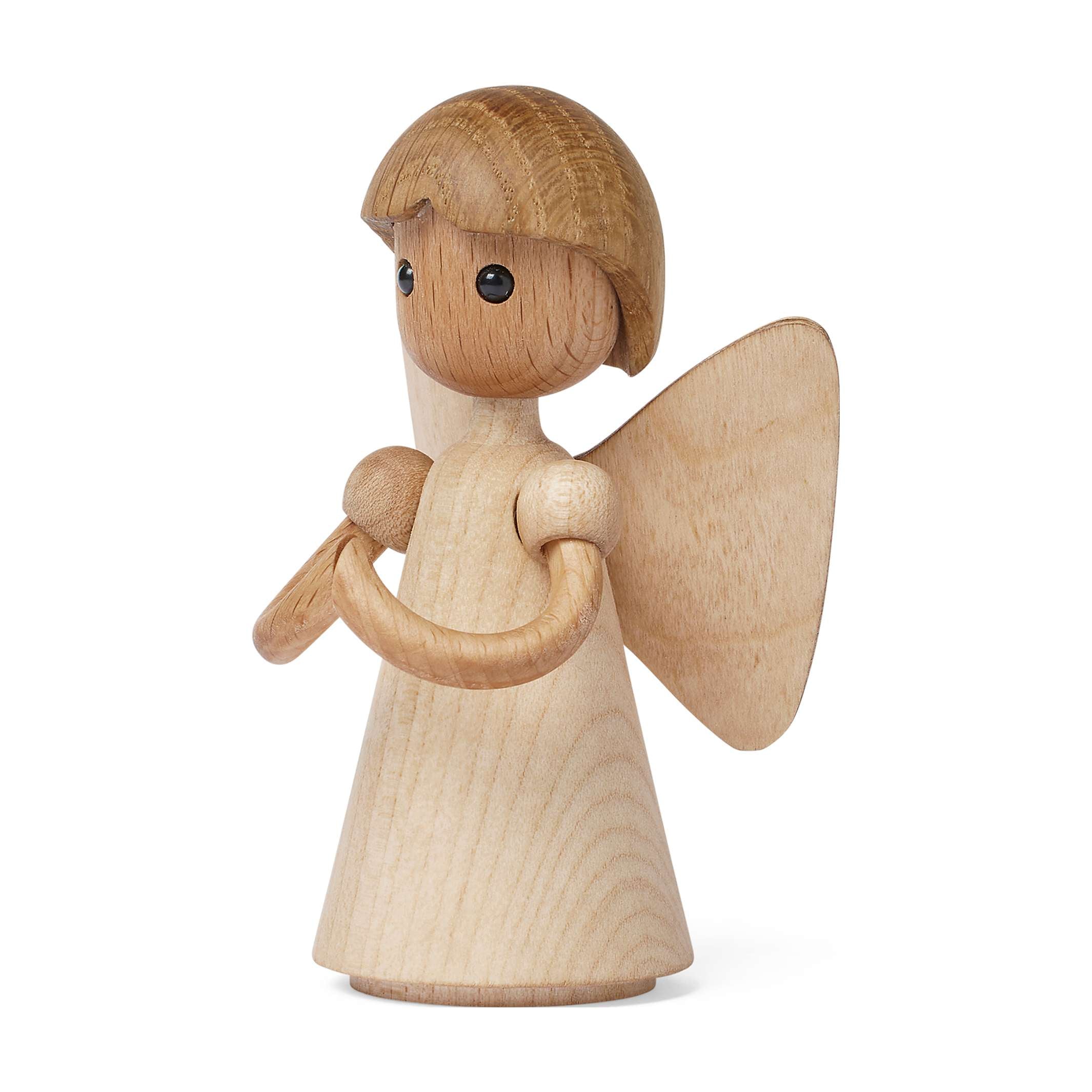 AURA - kleiner Holz-Engel - Dekofigur ca. 9 cm hoch | Chresten Sommer | Spring Copenhagen