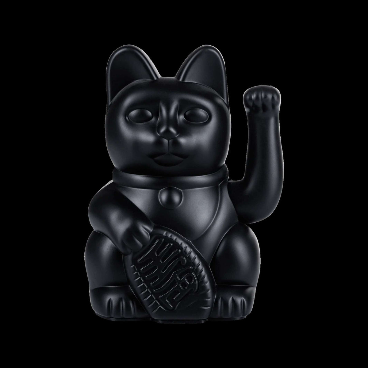 LUCKY CAT - Black Japanese Waving Cat - Talisman & Lucky Charm | Donkey Products