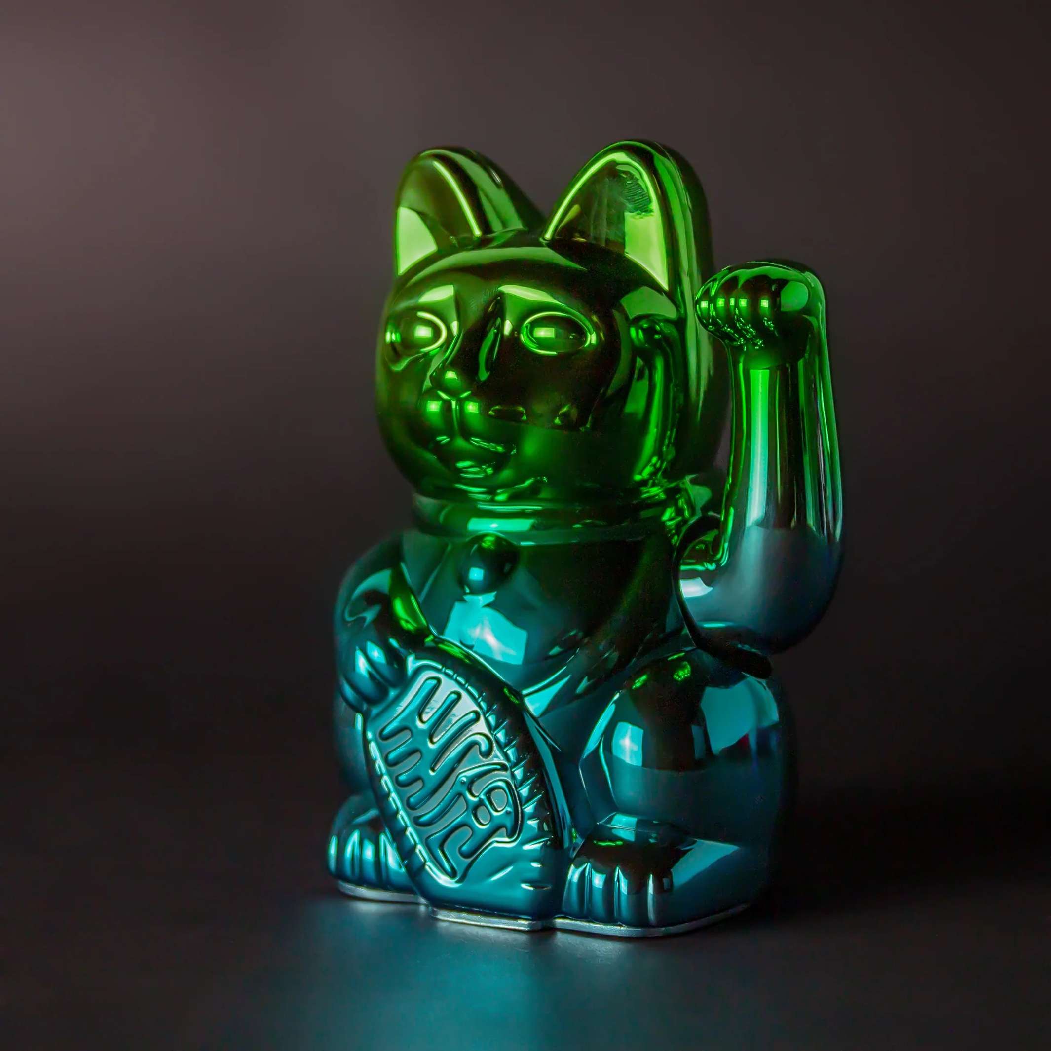 LUCKY CAT GAMING PLAYER 3 - metallicfarbige, japanische Winkekatze - Talisman & Glücksbringer | Donkey Products