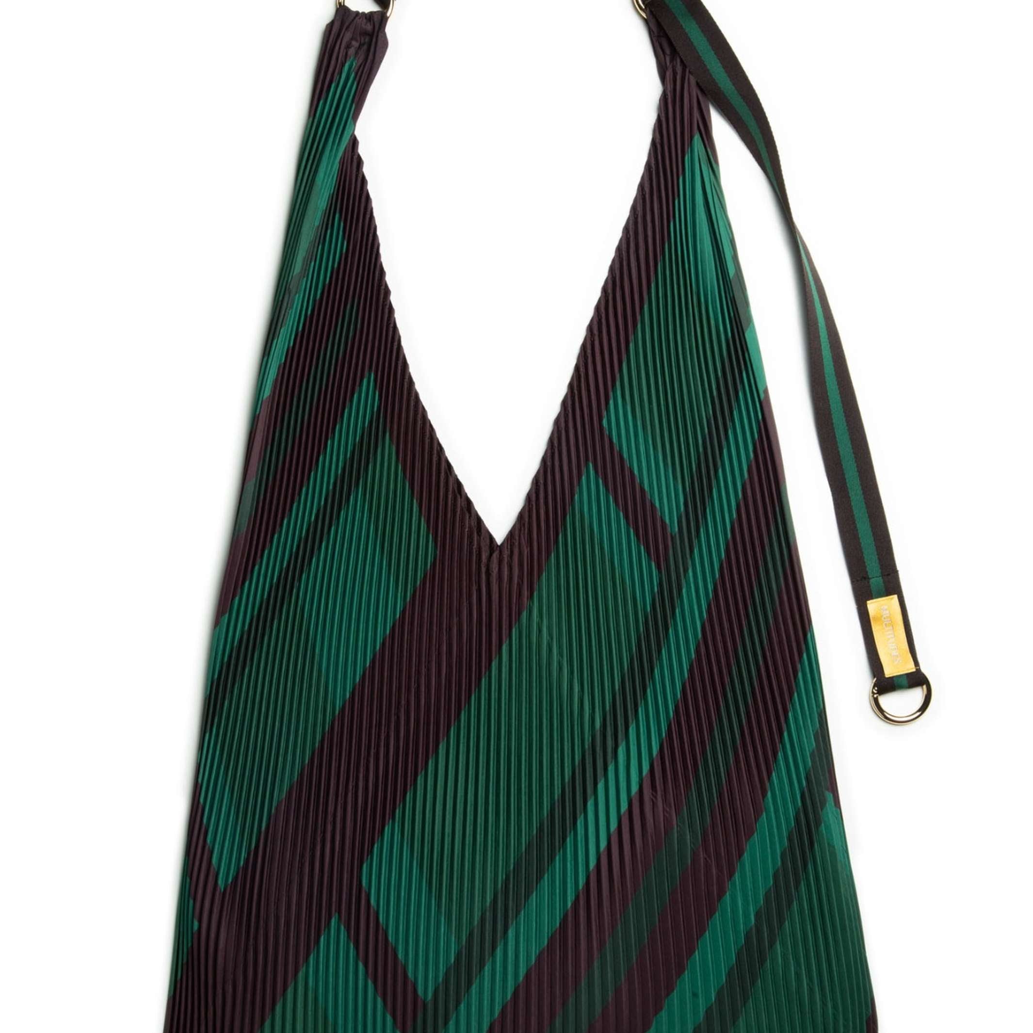 ORNELLA - Y-Tote Bag - pleated satin 30x60 cm | Multitudes