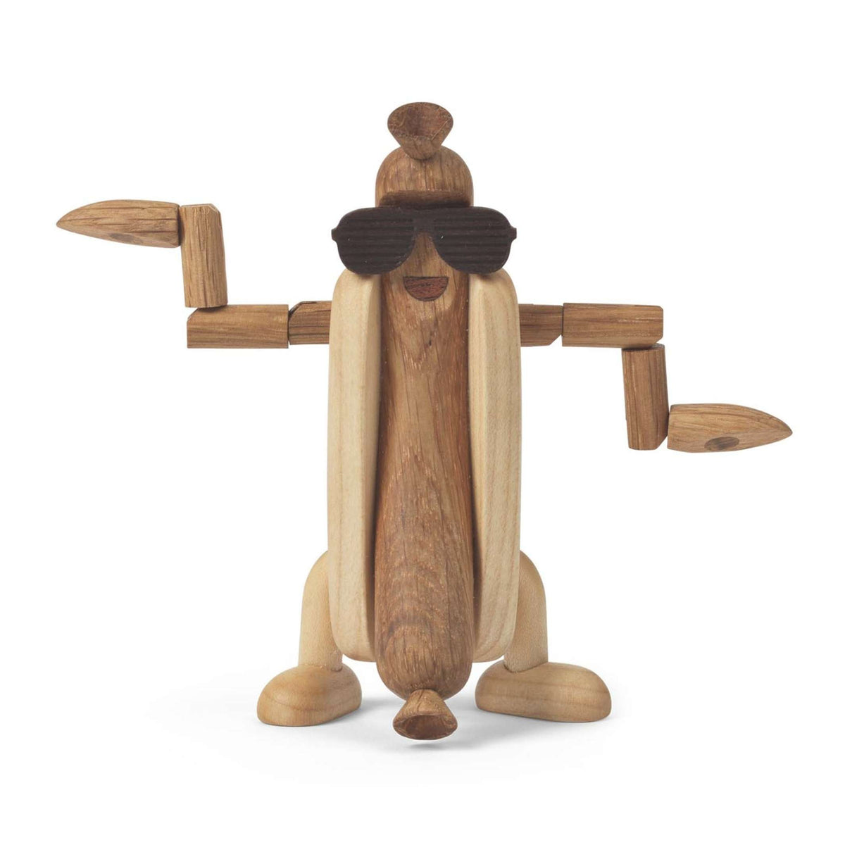 Træfigur Woodies "Harry Hot Dog" – 11 cm | Spring Copenhagen