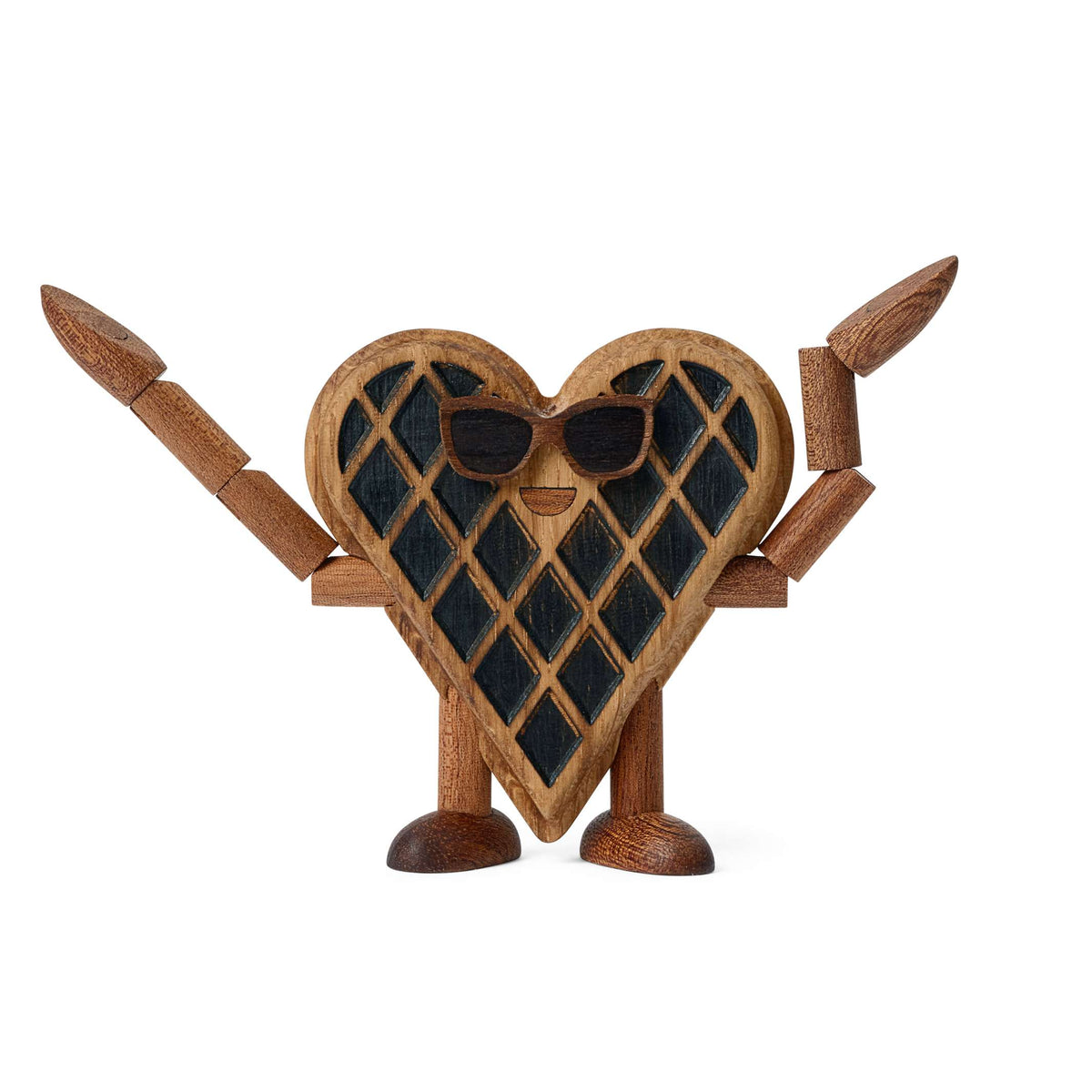 Wooden Figure Woodies "Wendy Waffle" – 8 cm | Spring Copenhagen