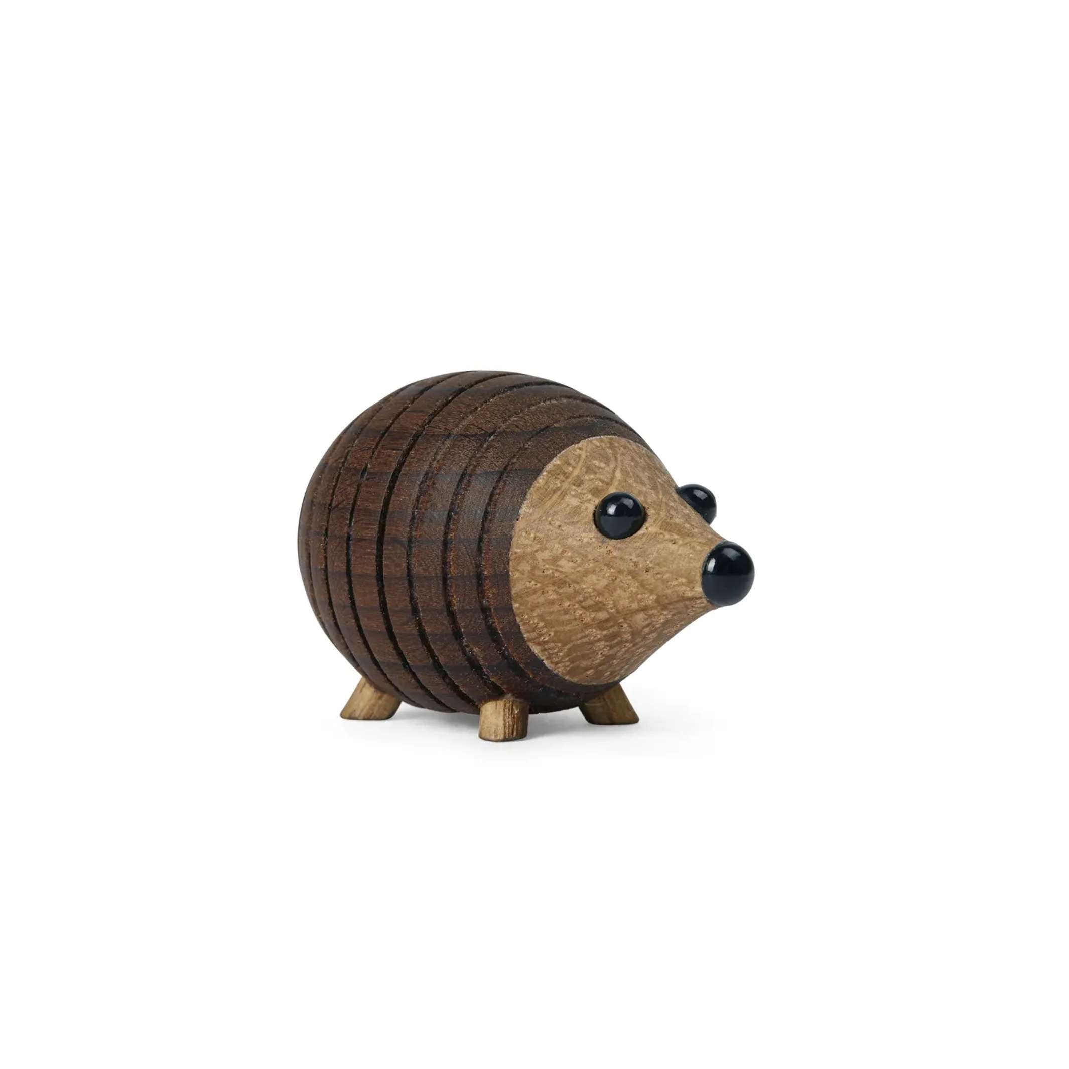 STICK MINI - Kleine Igel Dekofigur aus Holz 3 cm hoch - Chresten Sommer | Spring Copenhagen