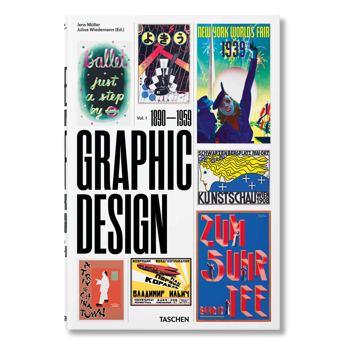 GRAPHIC DESIGN – Histoire du design graphique 1890 à 1960 – Livre tome 1 | Taschen Verlag