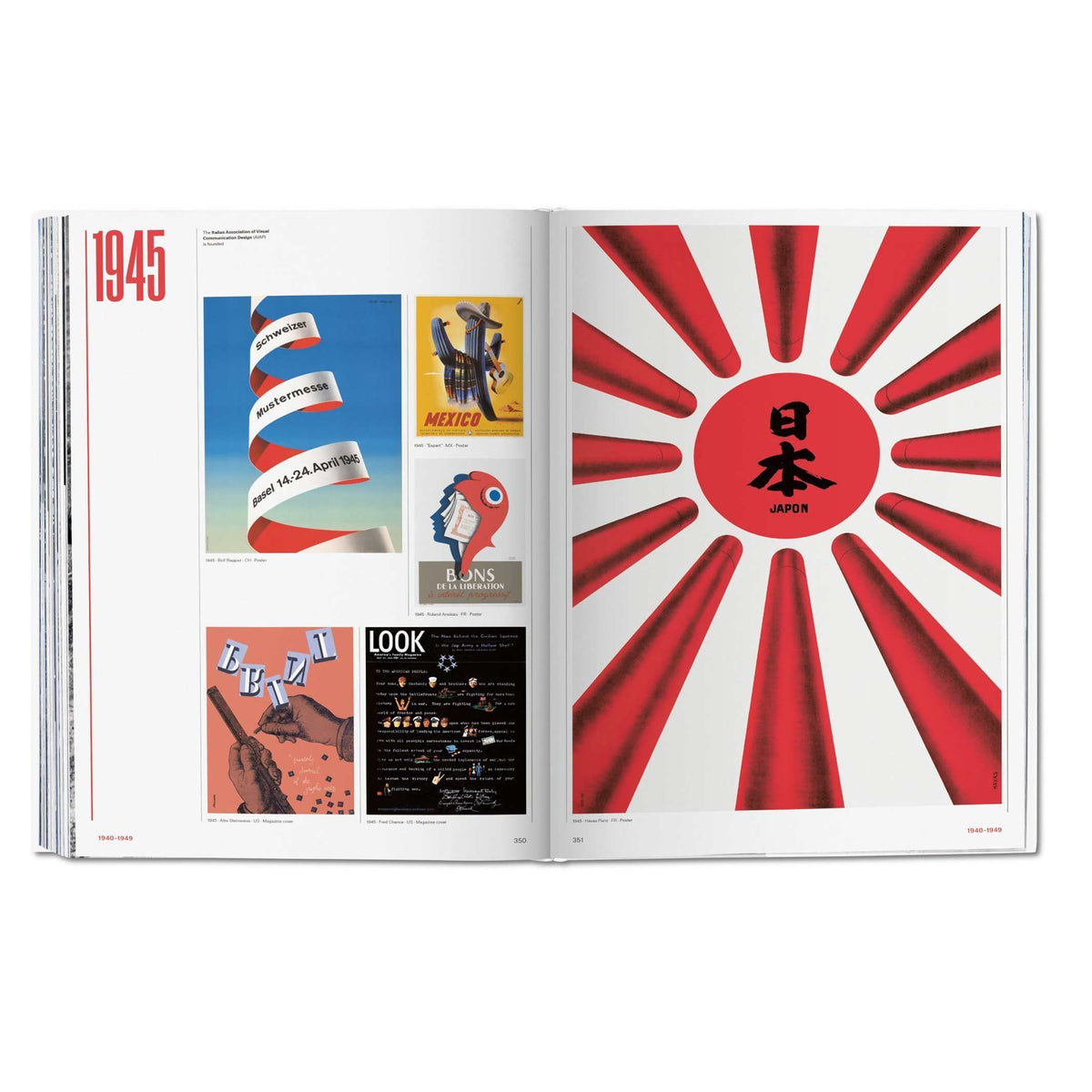 GRAPHIC DESIGN – Histoire du design graphique 1890 à 1960 – Livre tome 1 | Taschen Verlag
