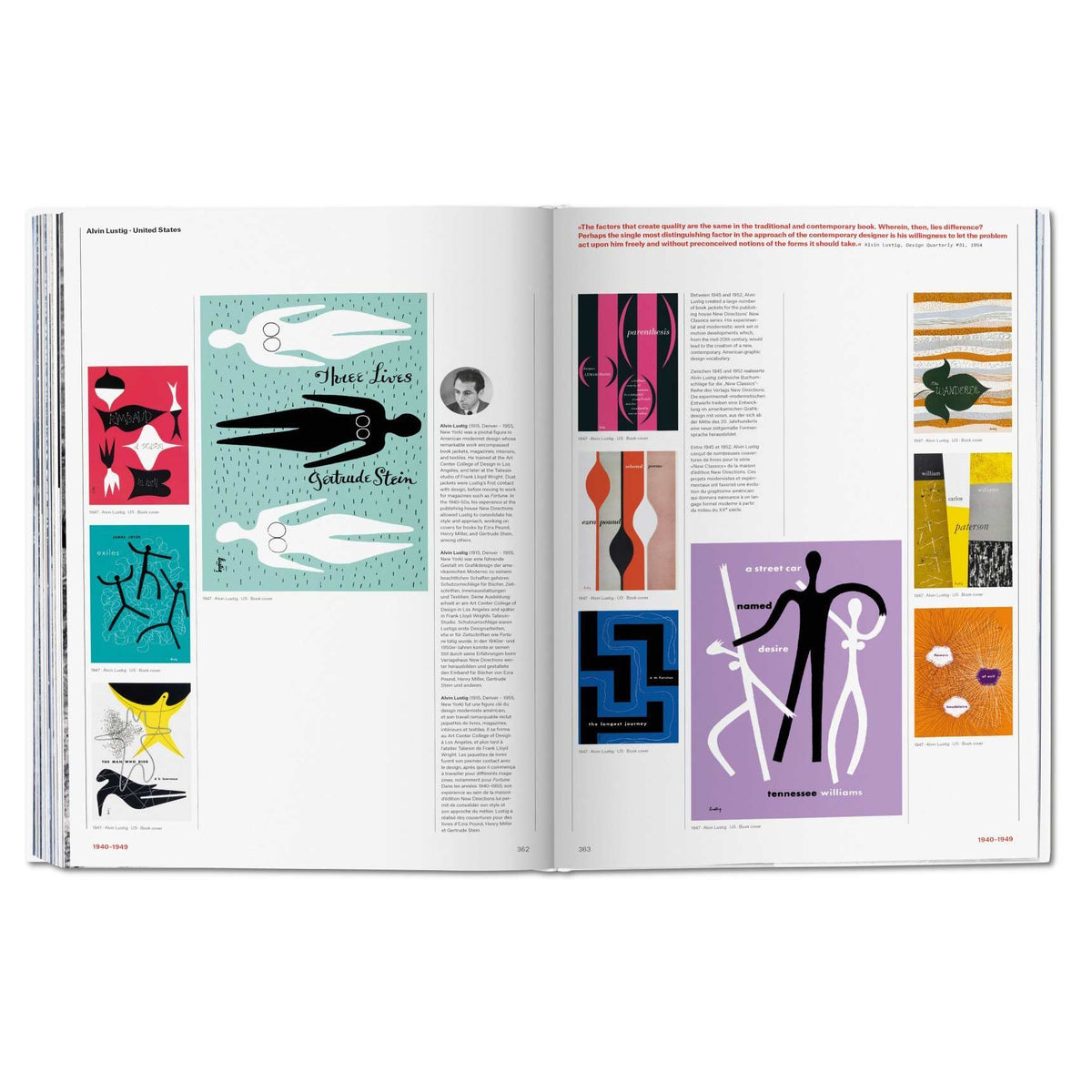 GRAPHIC DESIGN – Histoire du design graphique 1890 à 1960 – Livre tome 1 | Taschen Verlag