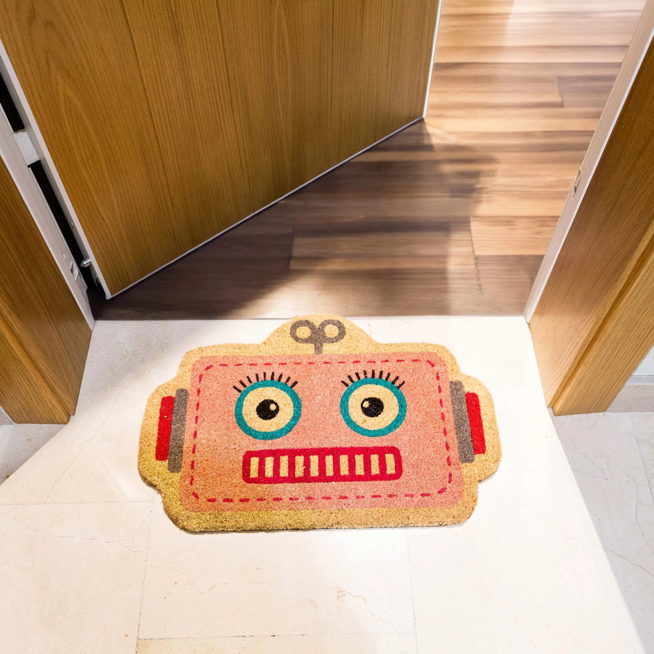ROBOT - rose Doormat - 60x40 cm | Fisura