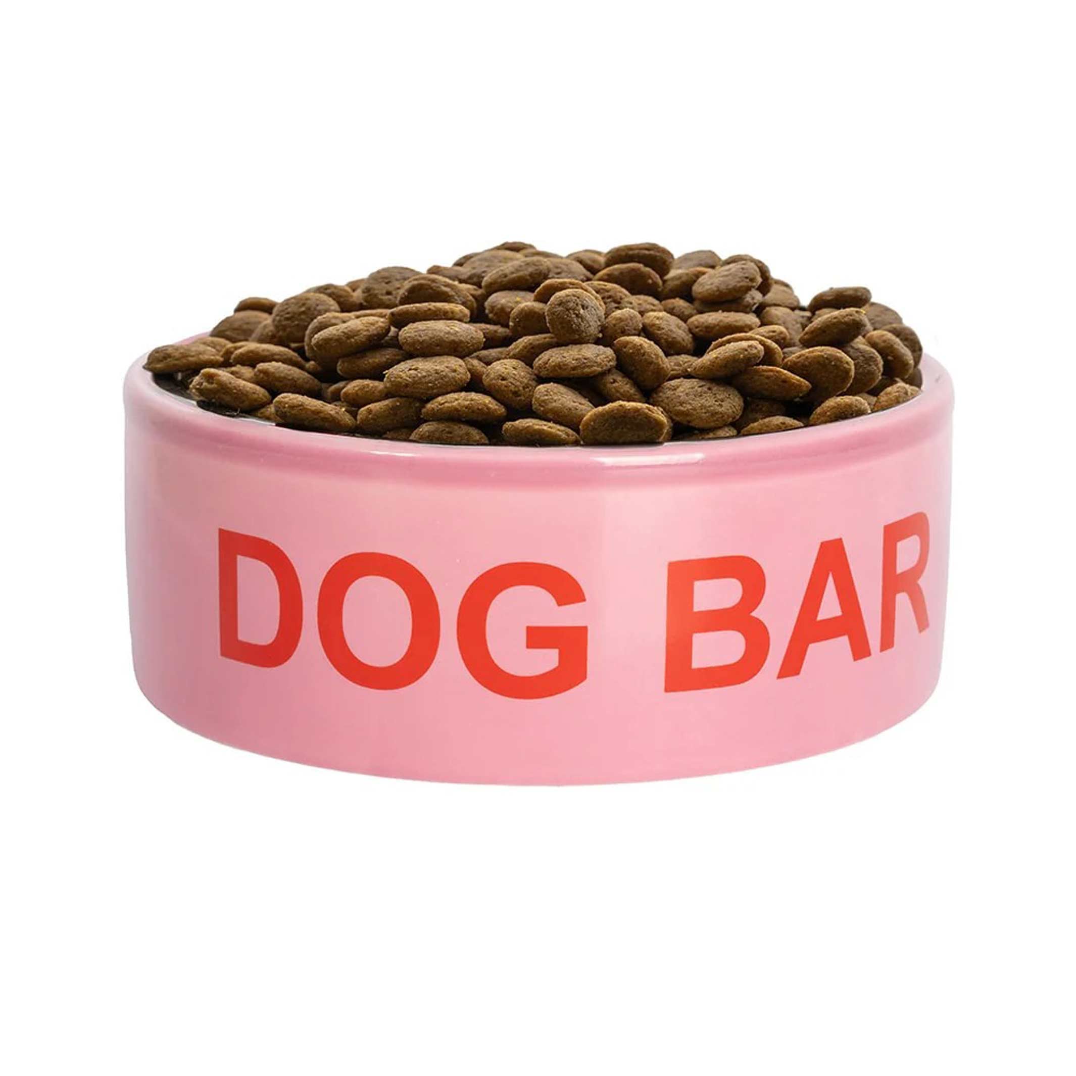 DOG BAR - Pink Food Bowl for Pets - D=16 cm | Fisura
