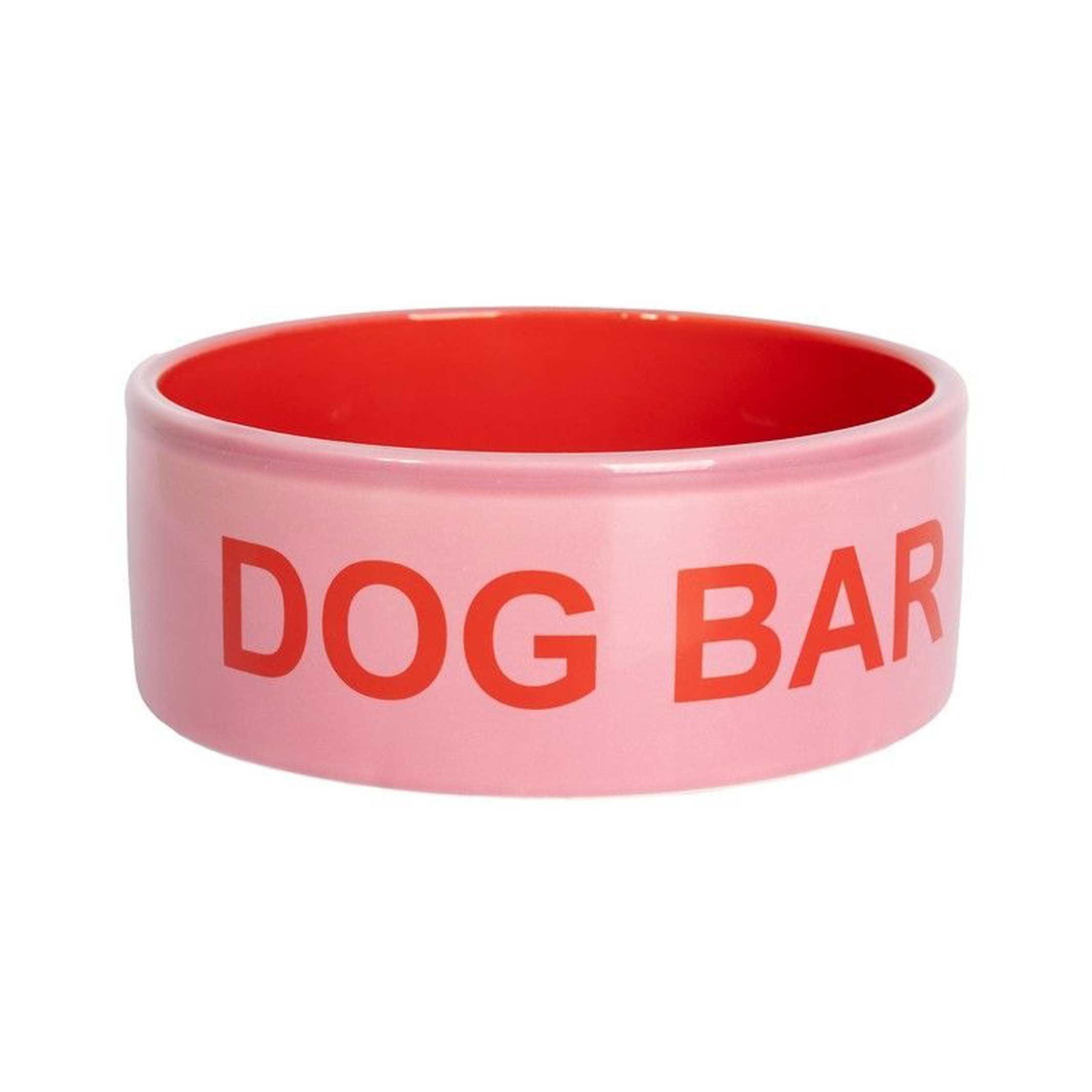 DOG BAR - Pink Food Bowl for Pets - D=16 cm | Fisura