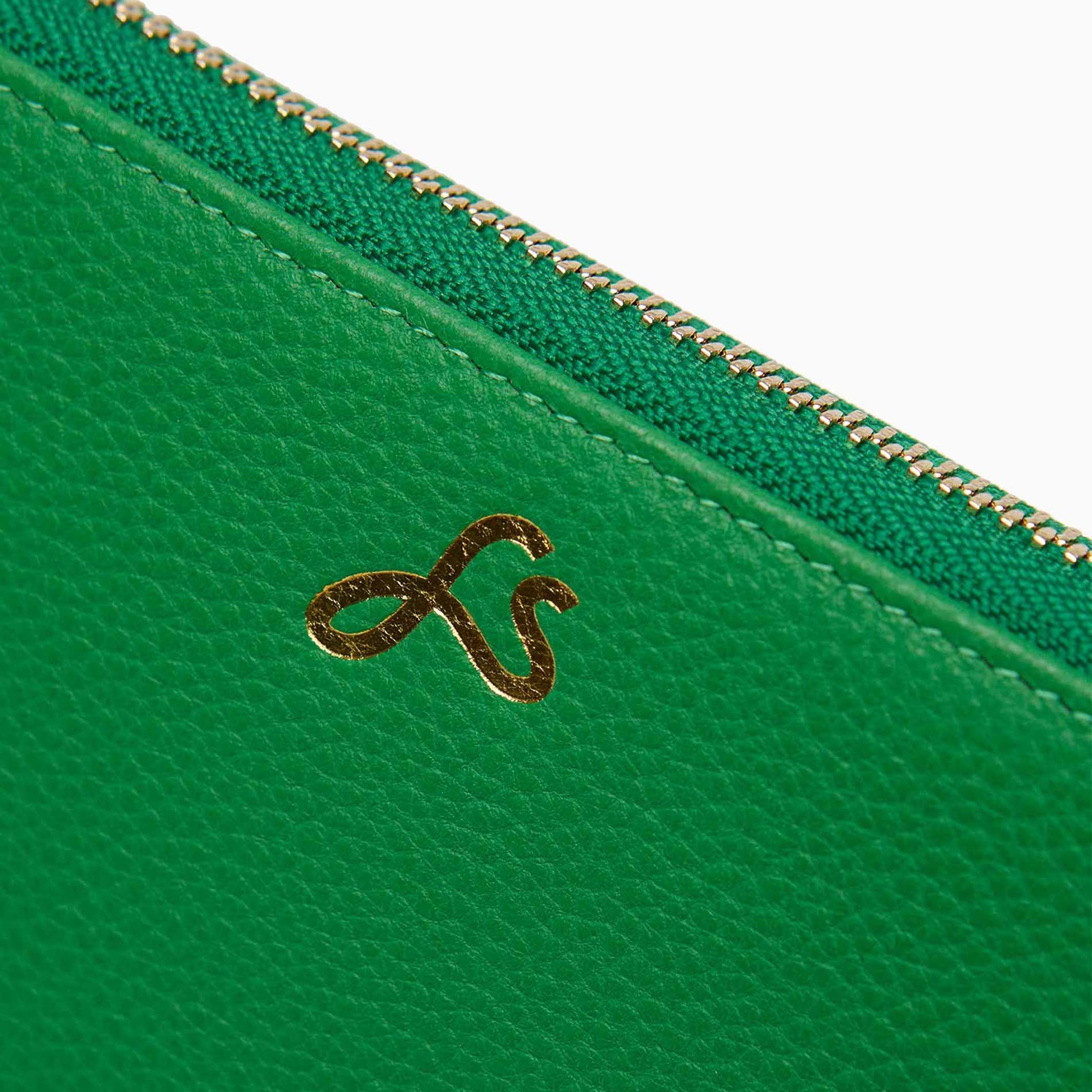 ETTA - Green Leather Purse | farans