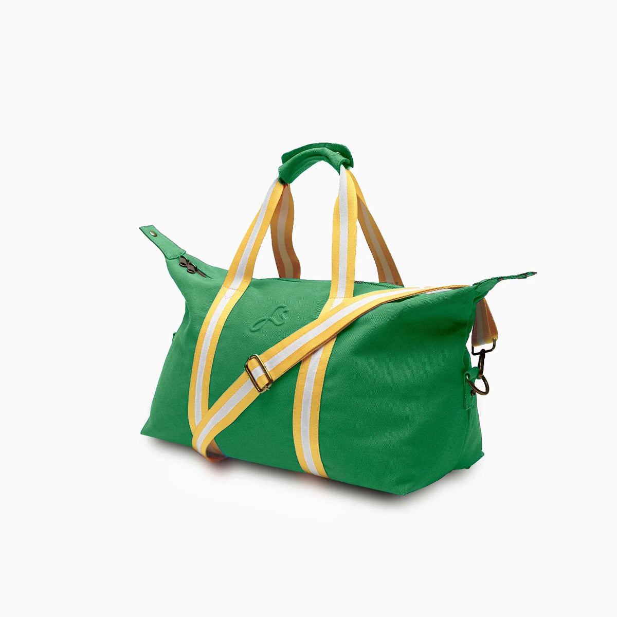 BODHI EXPLORER DUFFLE BAG - Grüne Reise-Tasche aus recyceltem Segeltuchstoff 53 cm | farans