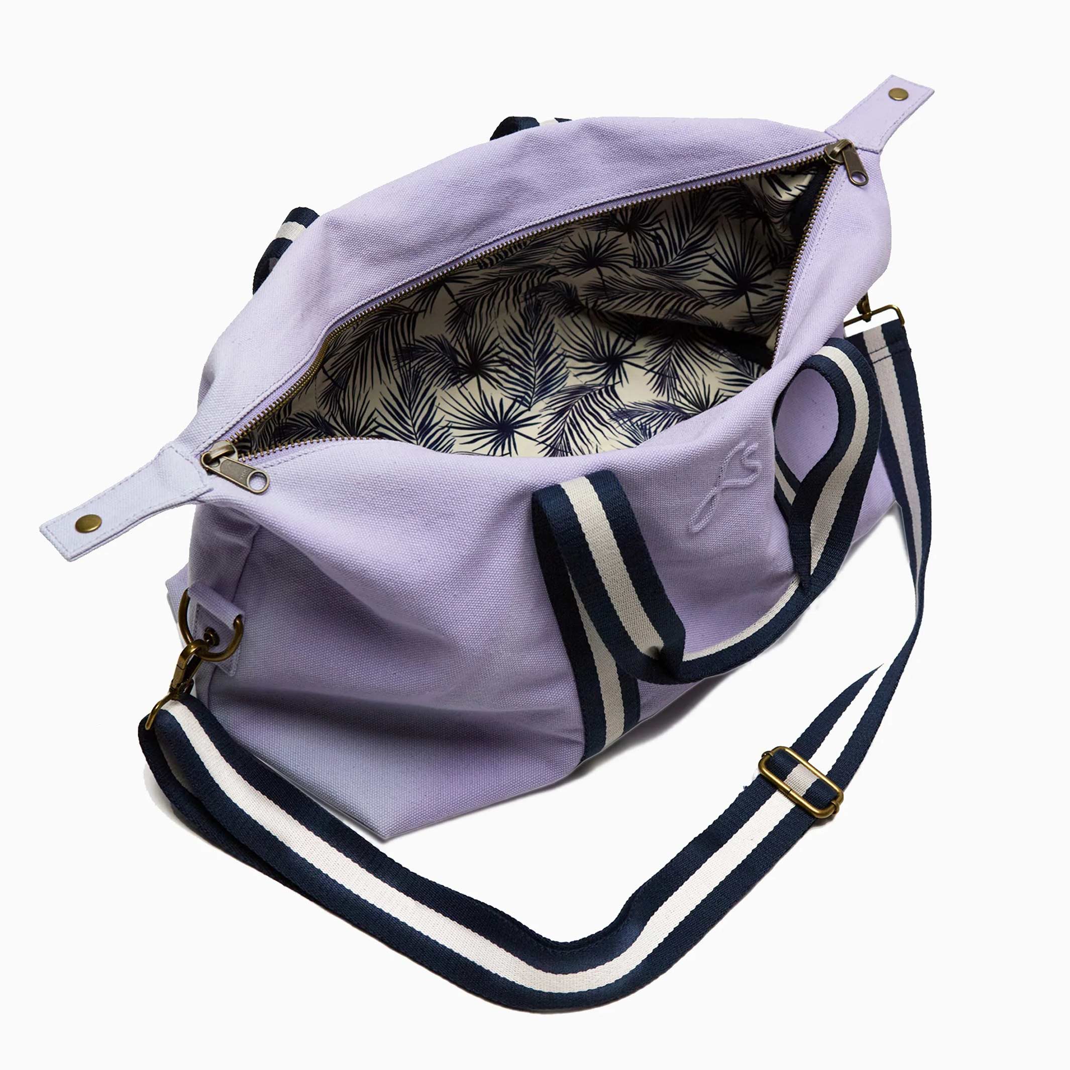 BODHI EXPLORER DUFFLE BAG - Lilac Travel Bag - recycled canvas 51 cm | farans