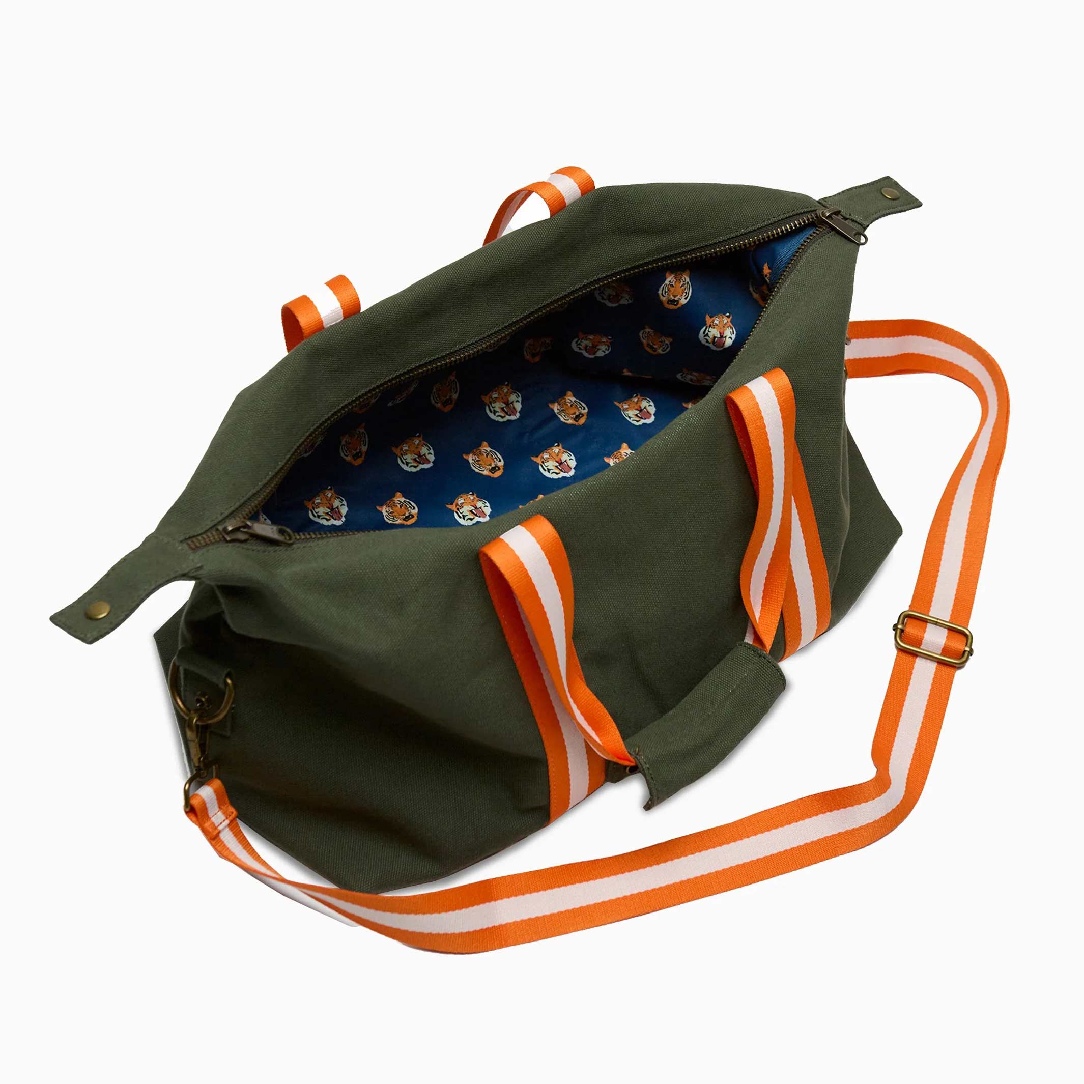 BODHI EXPLORER DUFFLE BAG - Olive green Travel Bag - recycled canvas 51 cm | farans