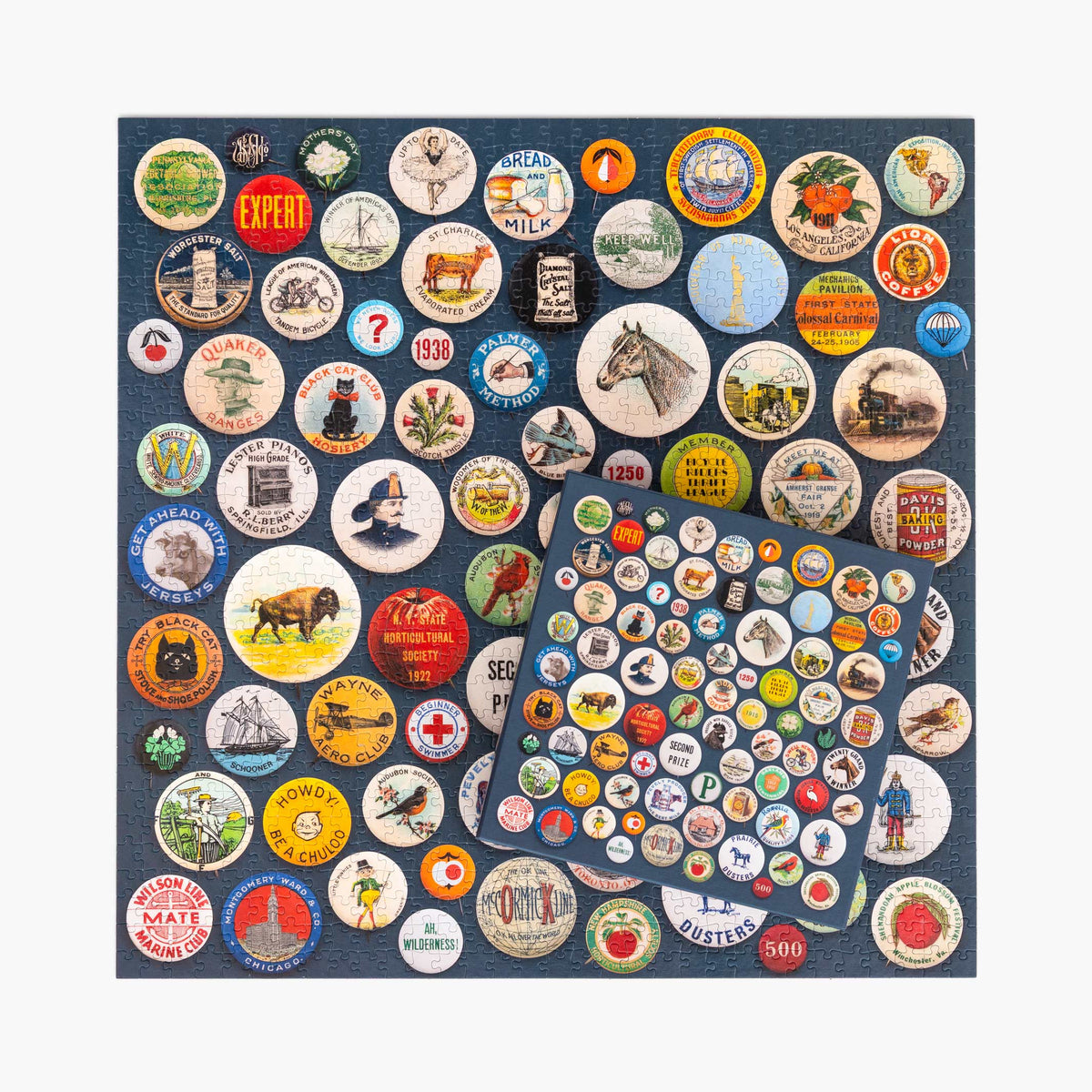 BUTTONS - Vintage Anstecker Puzzle 1.000 Teile | parkside