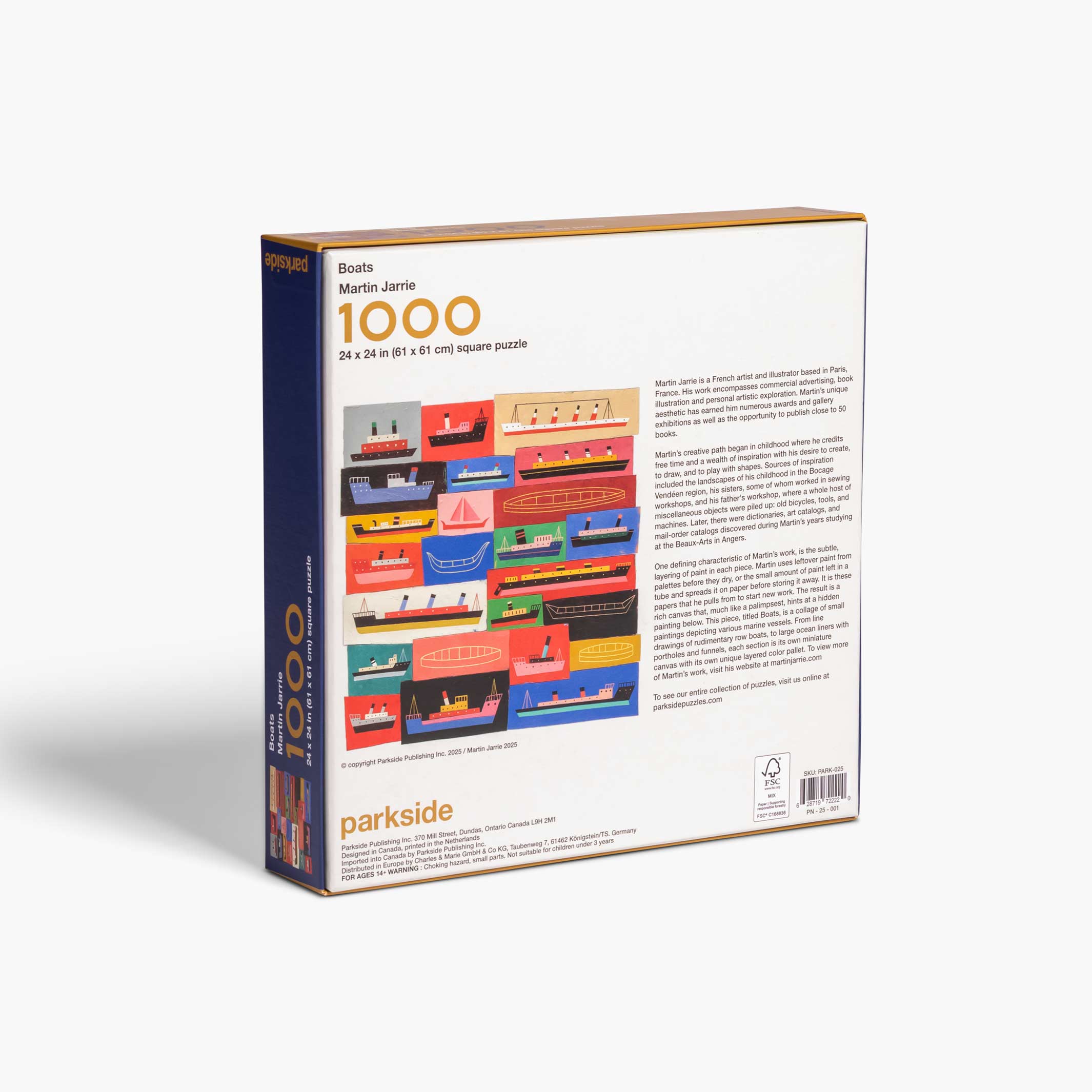 BOATS - Boats & Ships Puzzle 1,000 pieces - Martin Jarrie | parkside