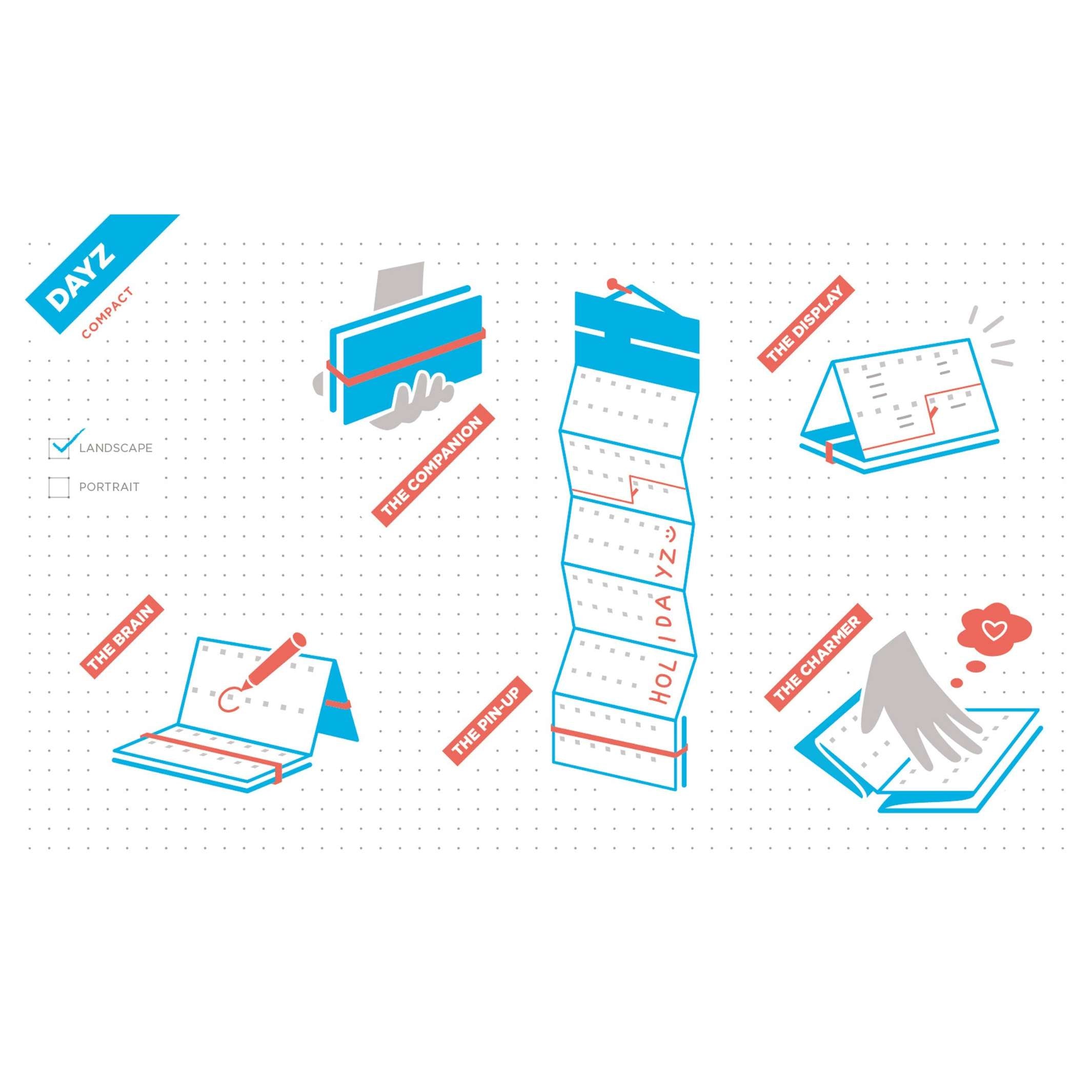 DAYS compact - Weekly planner 26/27 | Less Thingz