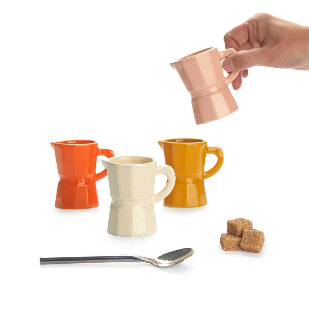Espressotassen-Set "Moka Caramel" – Keramik · 4x 60 ml | Balvi