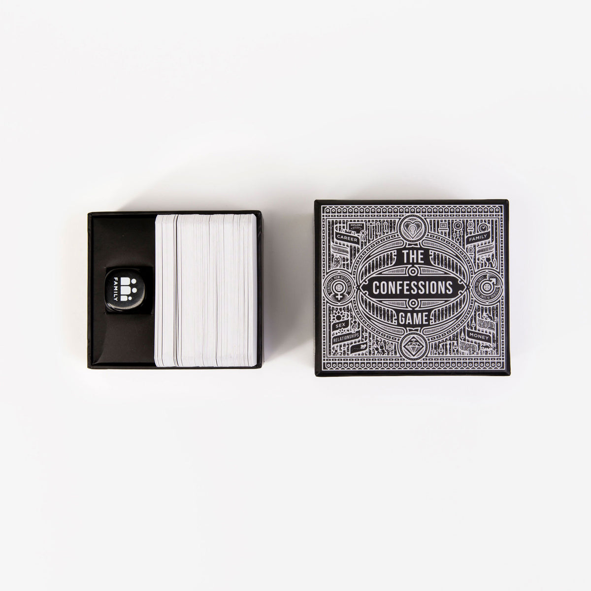 Würfel- & Kartenspiel "Confessions Game" – Englisch | The School of Life