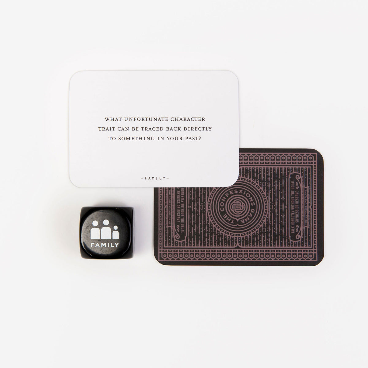 CONFESSIONS GAME | JEU DE CARTES ET DE DÉS pour adultes | Édition anglaise | The School of Life