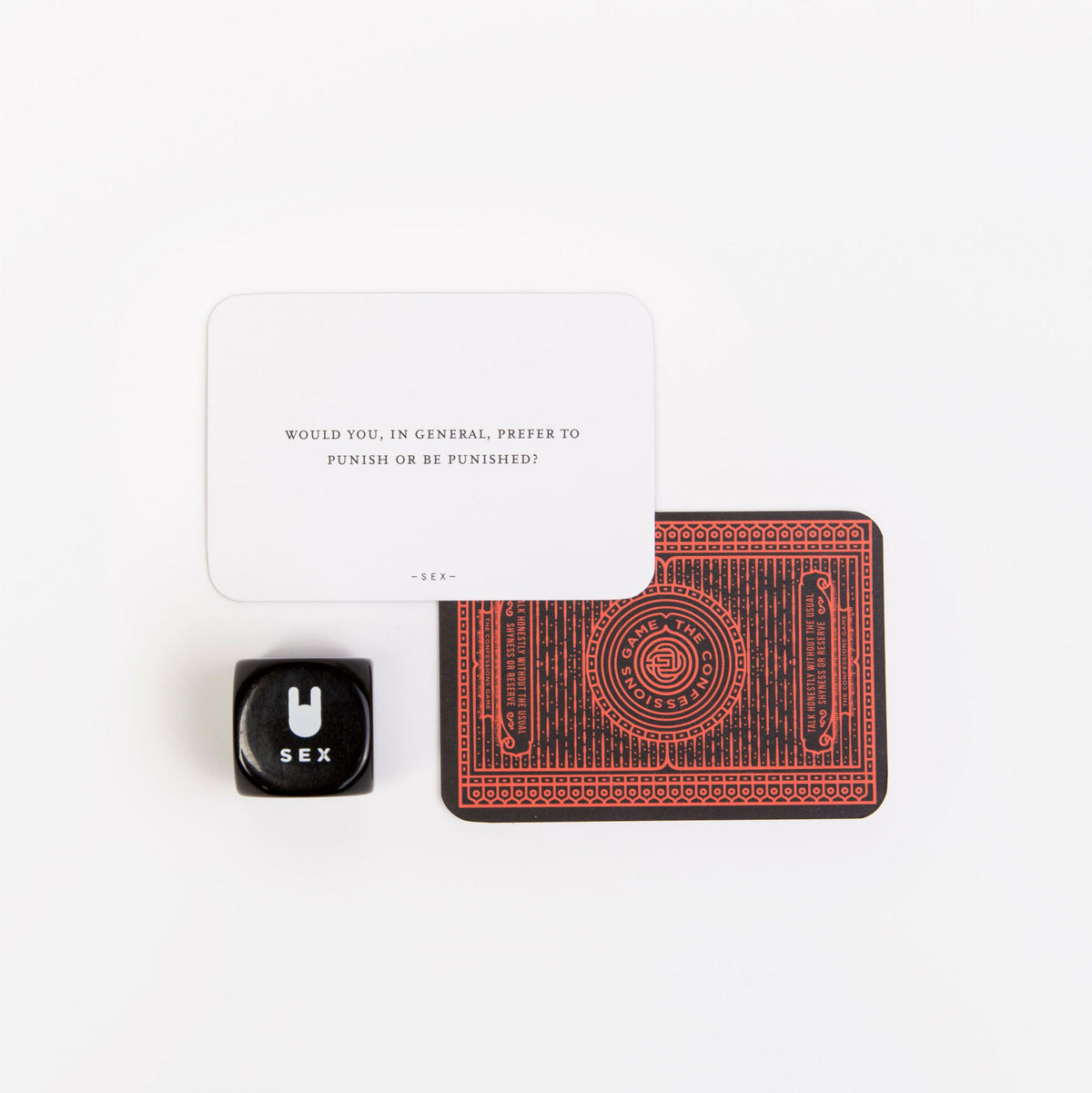 CONFESSIONS GAME | JEU DE CARTES ET DE DÉS pour adultes | Édition anglaise | The School of Life