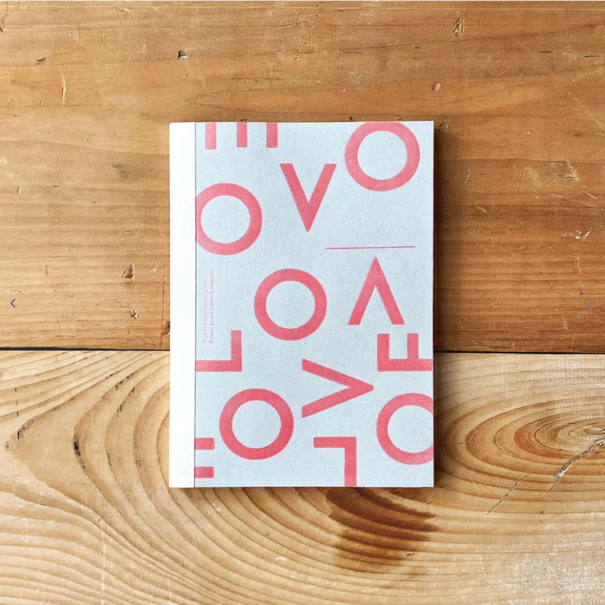 Notesbog Tape Bound Love 2 Random – Letterpress, A5 | Tomigaya