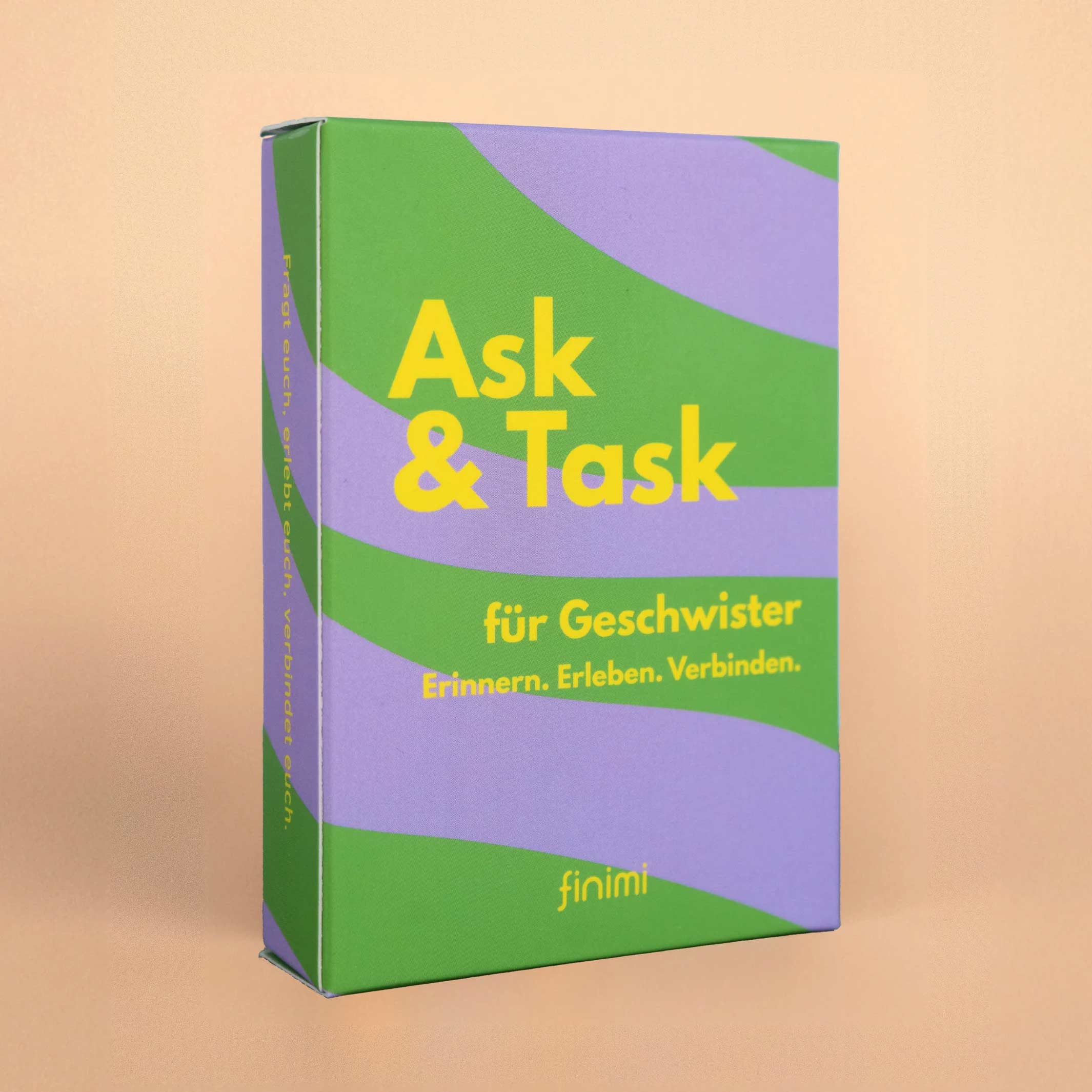 ASK & TASK für GESCHWISTER - Card Set for Yourself and your Siblings - German | Finimi