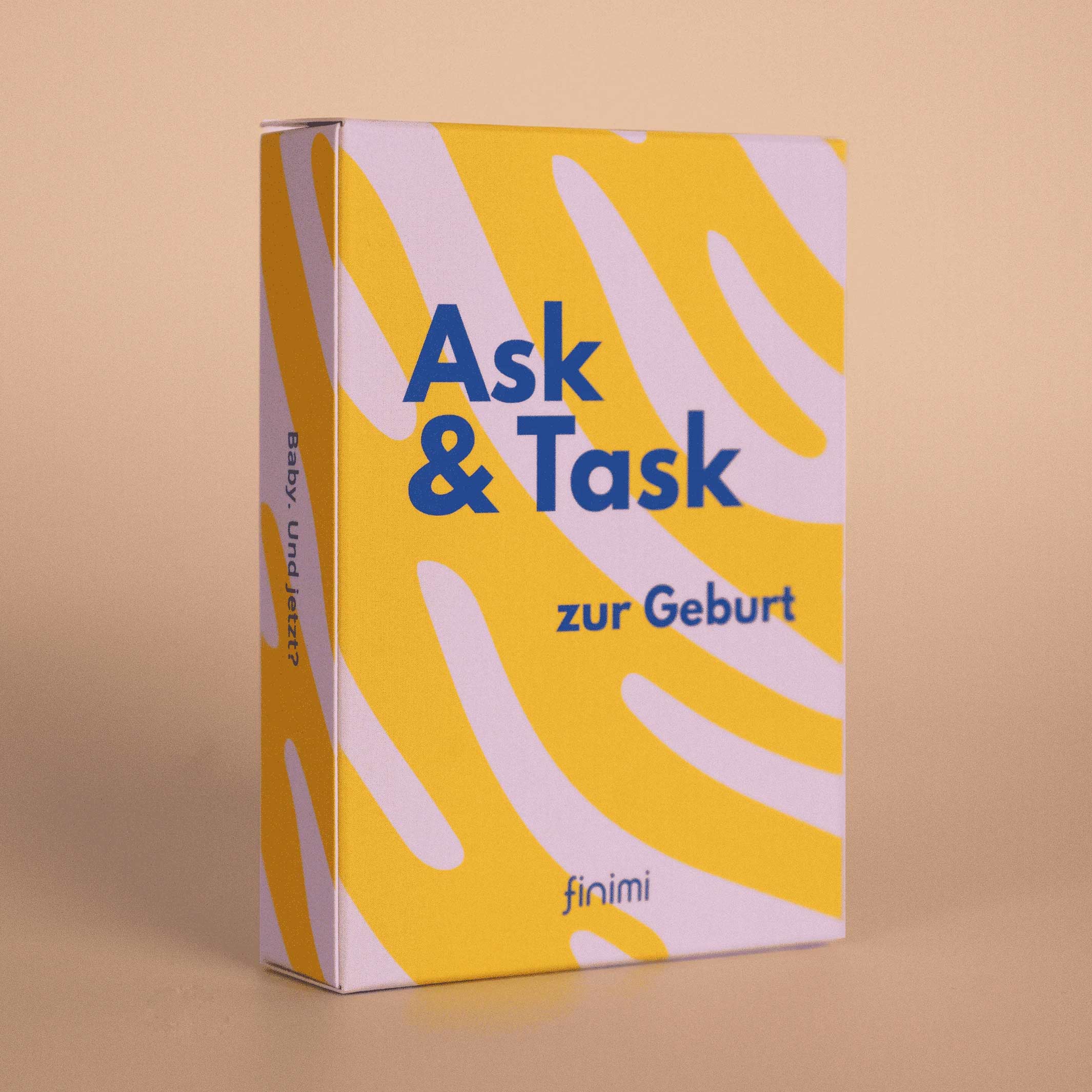 ASK & TASK zur GEBURT - Card Set for new Parents - German | Finimi
