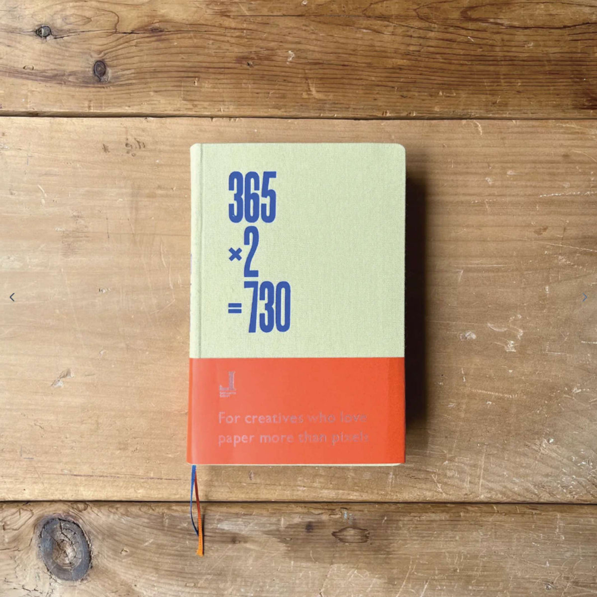 Notebook 365×2 Teal – Letterpress, A5, 2 Years | Tomigaya