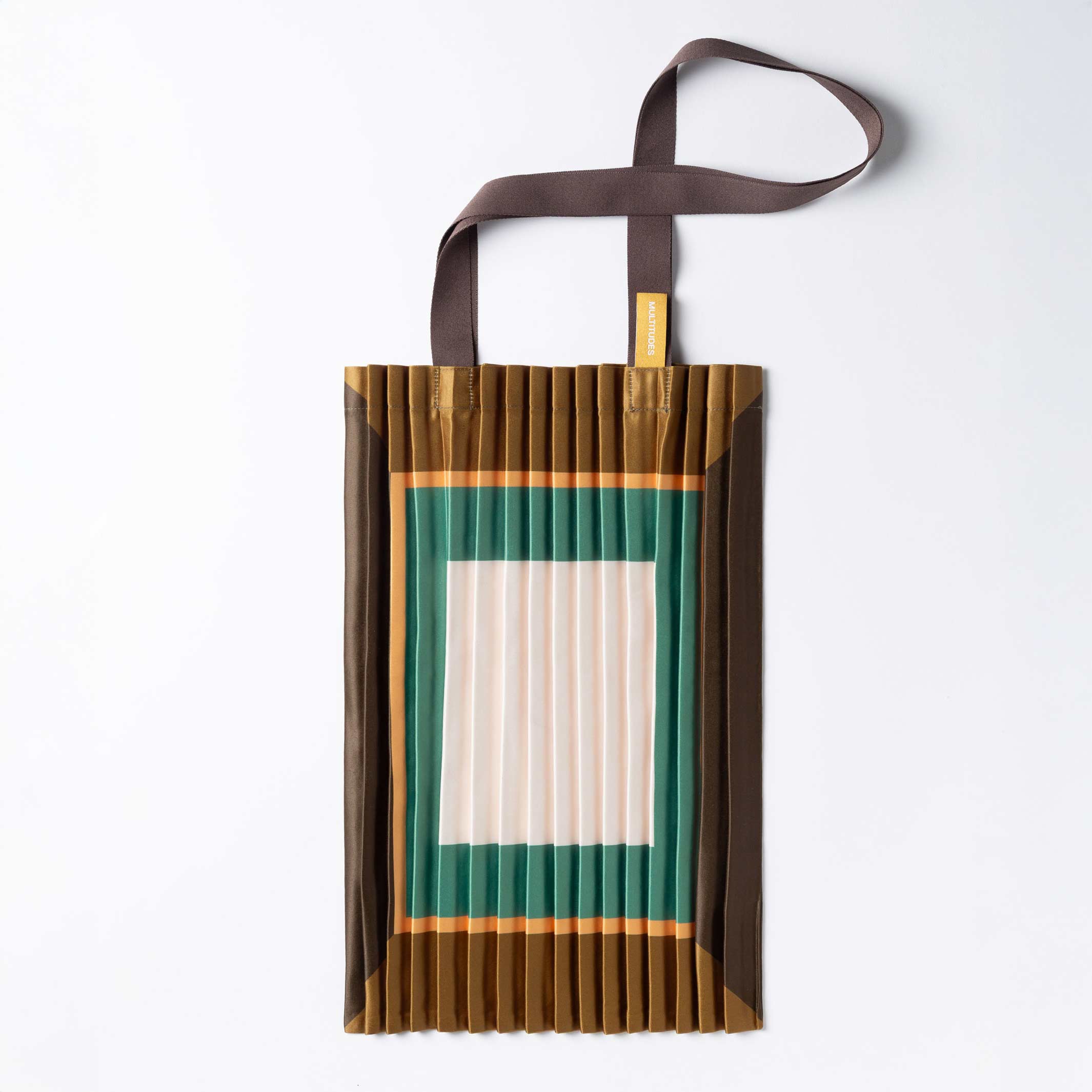 Tote Bag Cefalù – plissiertes Satin, 40×48 cm | Multitudes