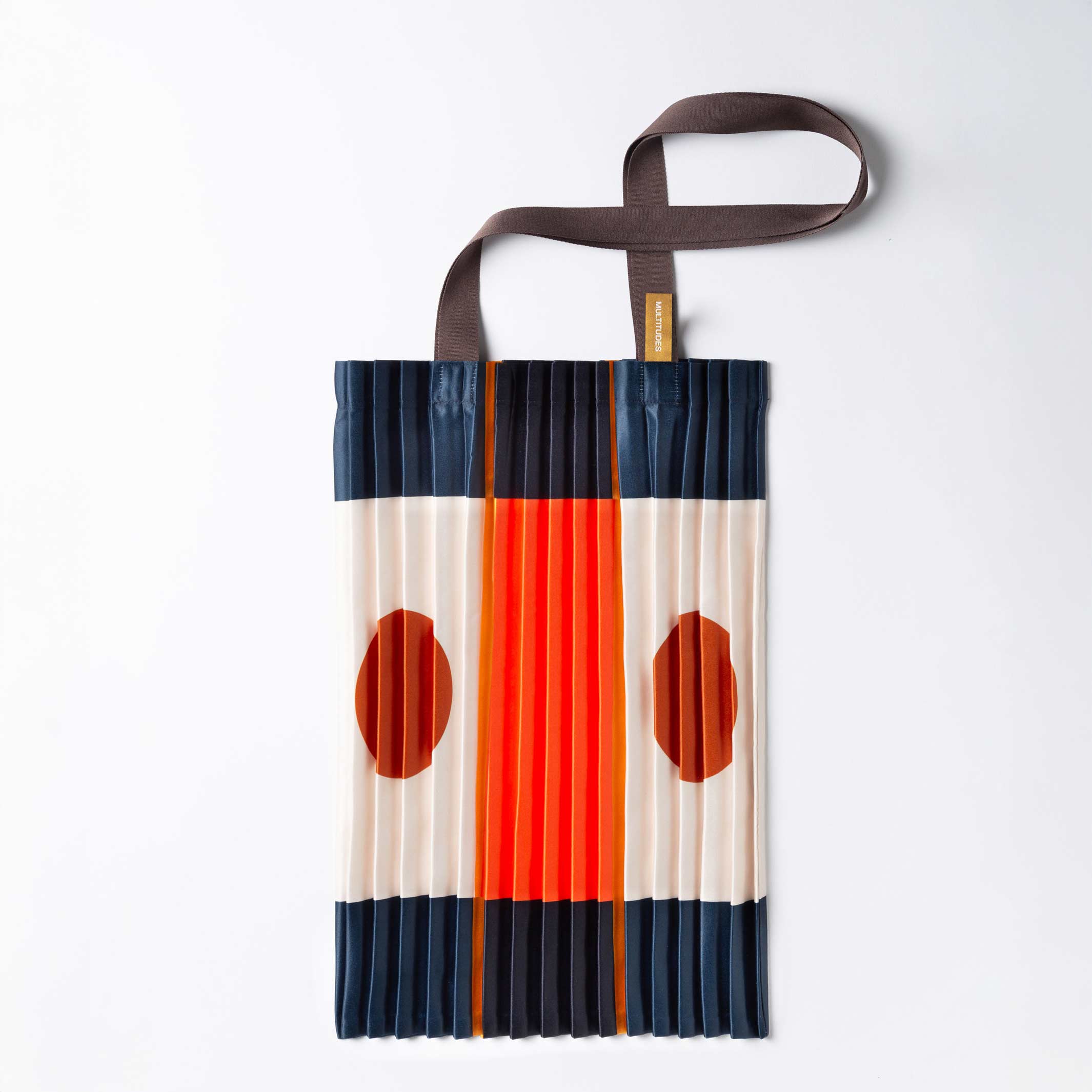 Tote Bag Pozzallo – plissiertes Satin, 40×48 cm | Multitudes