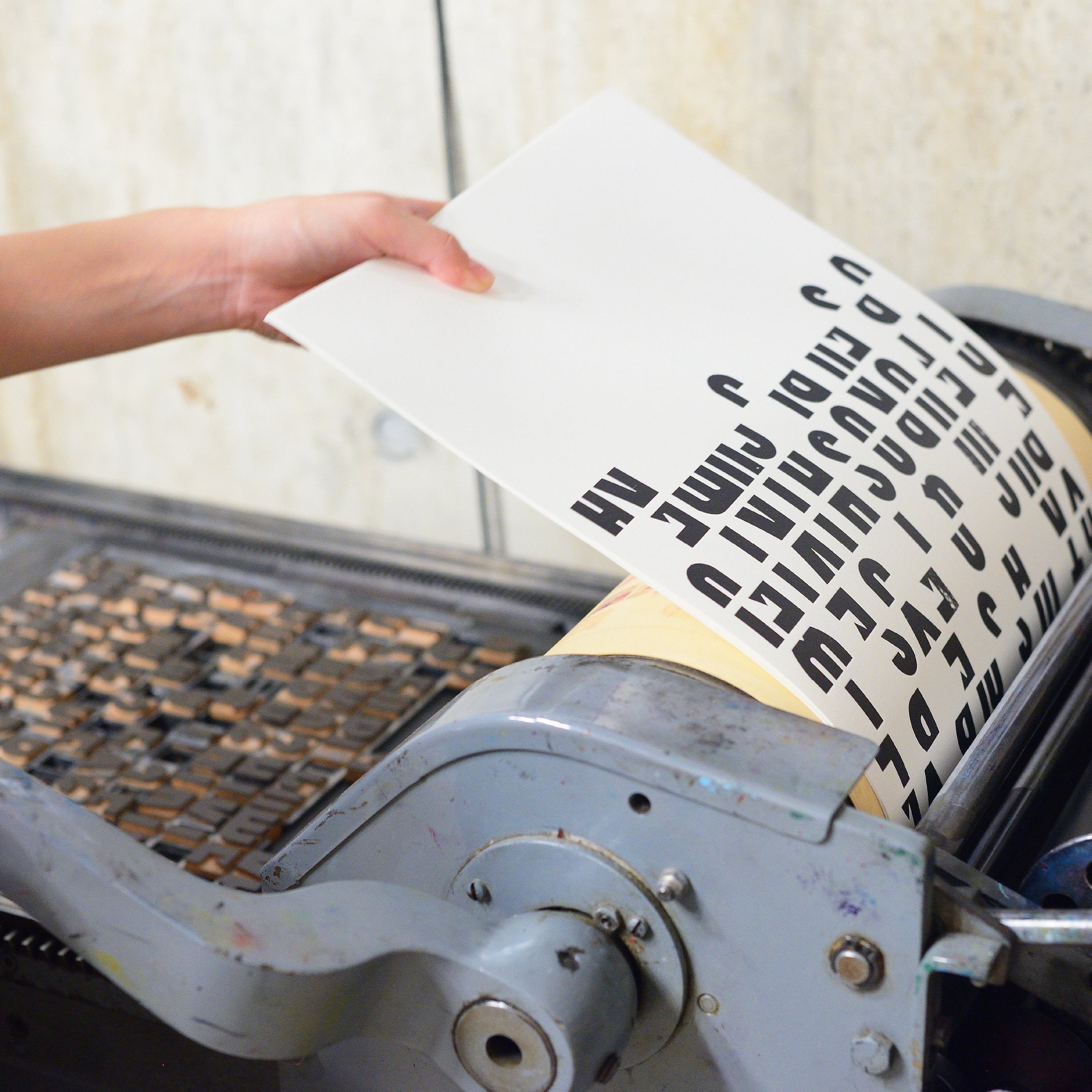 Notizbuch Tape Bound Love Random – Letterpress, A5 | Tomigaya