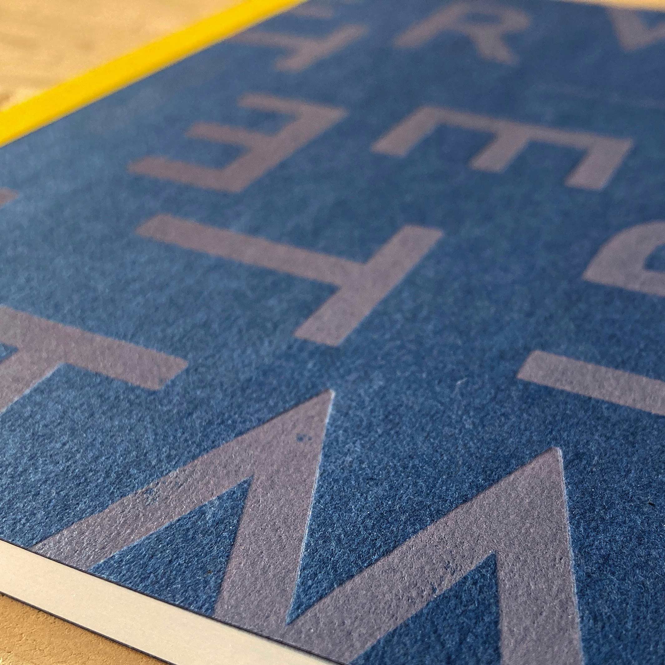 Notizbuch Write Random – Letterpress, A5, Punktraster | Tomigaya