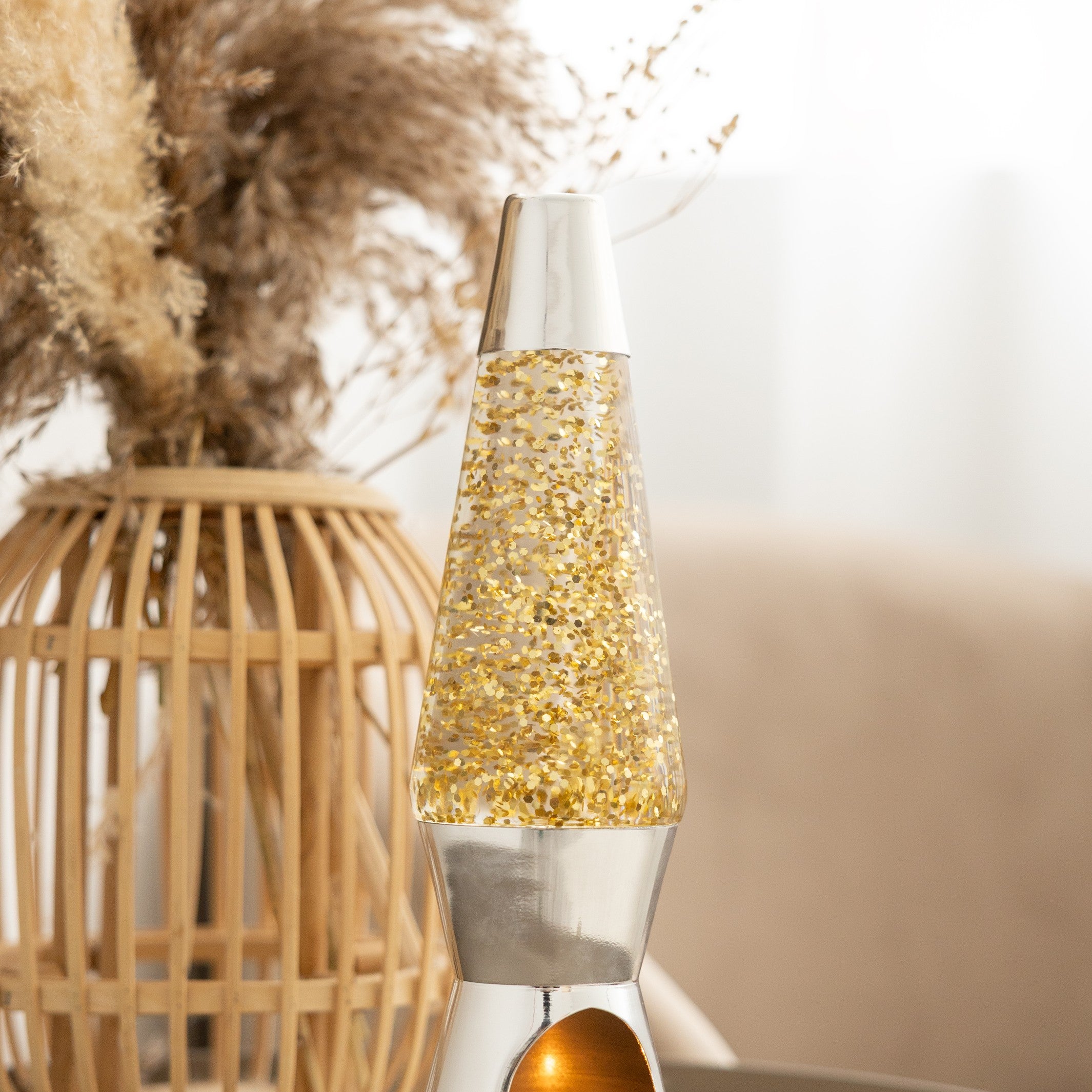 Lava Lamp Tealight – Chrome & Glitter – Lifestyle 3 | Fisura