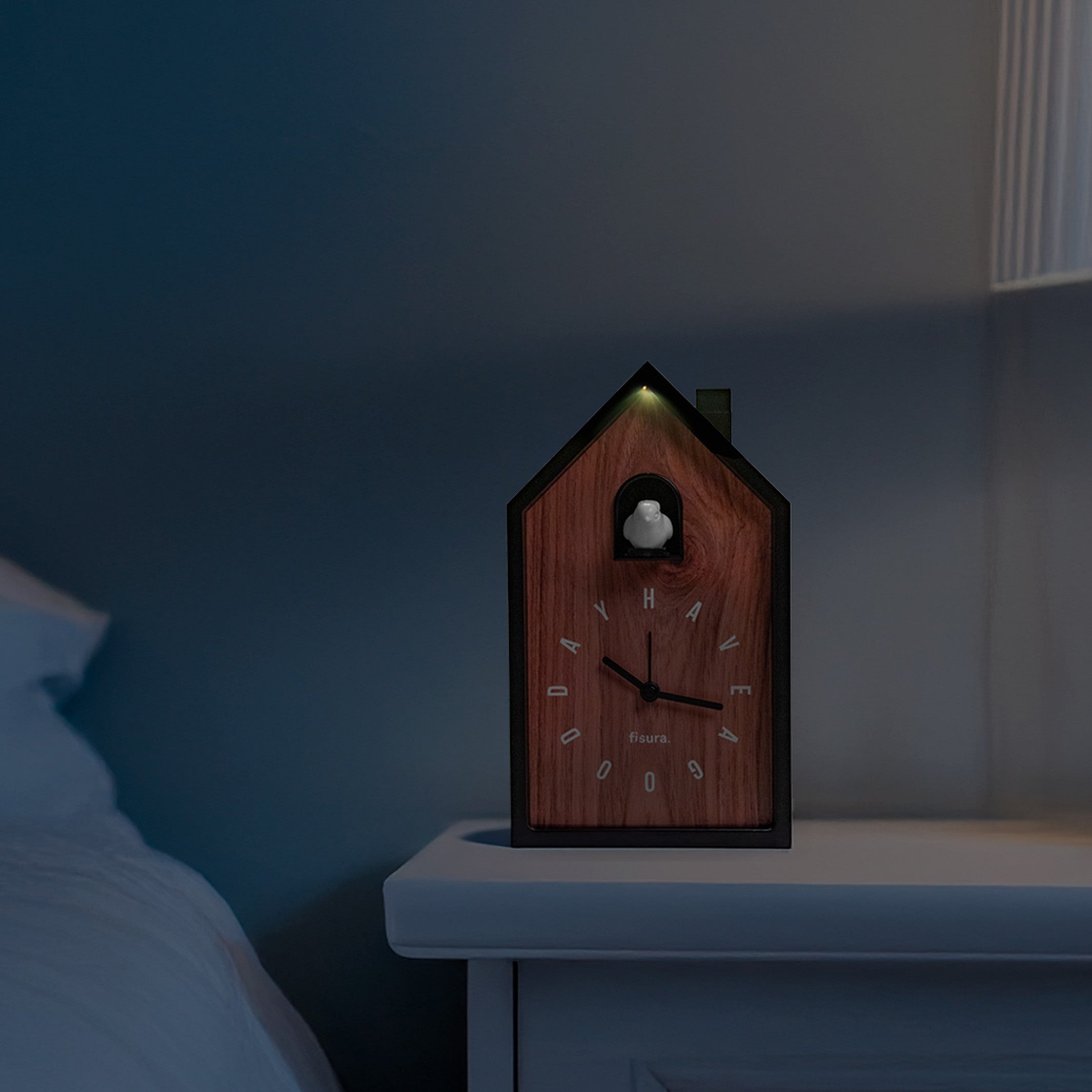 Alarm Clock Cuckoo House – Wood, Have a Good Day – Ambiente 2 | Fisura