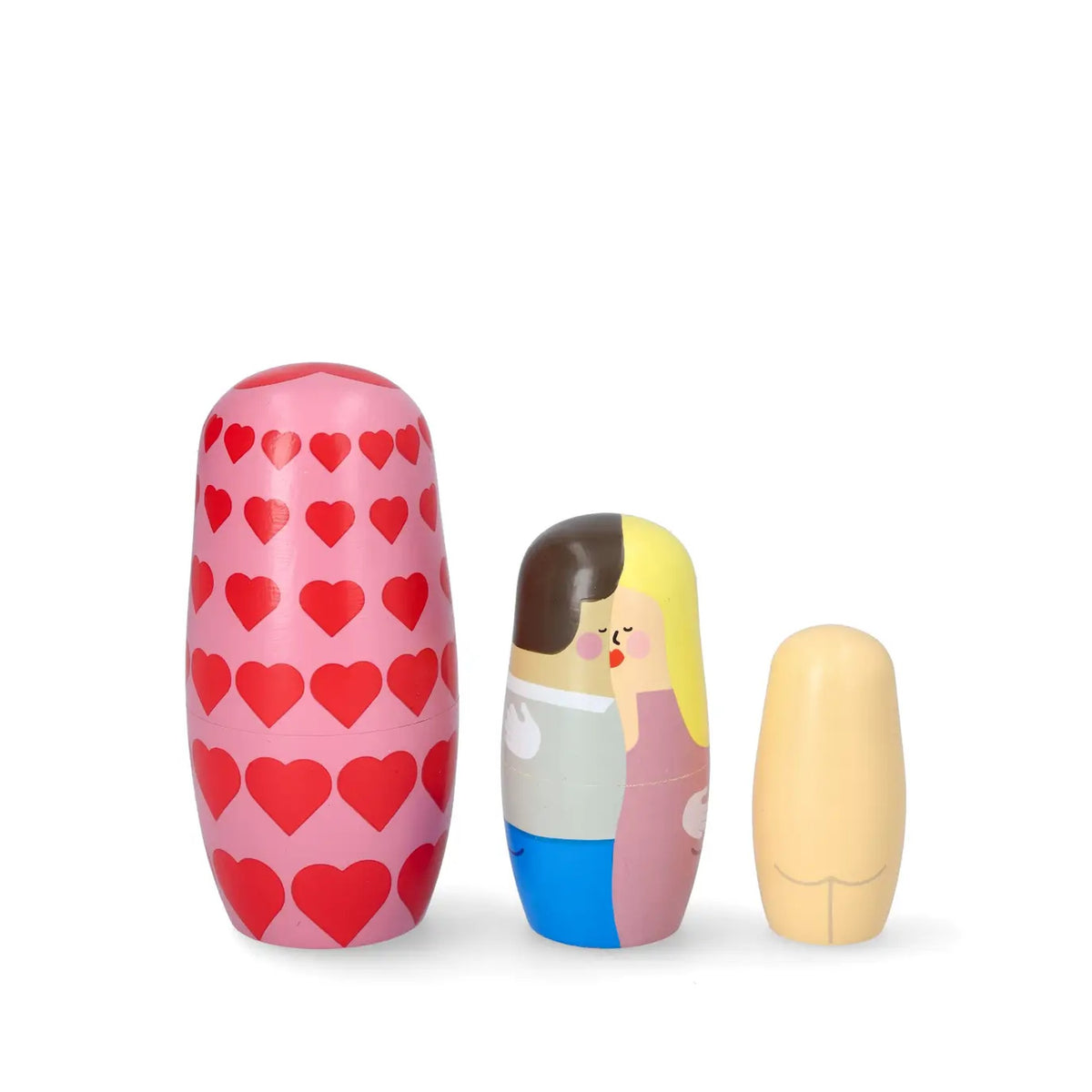 Matroschka Expressions Liebe – Kirschholz · 14 cm | Spring Copenhagen