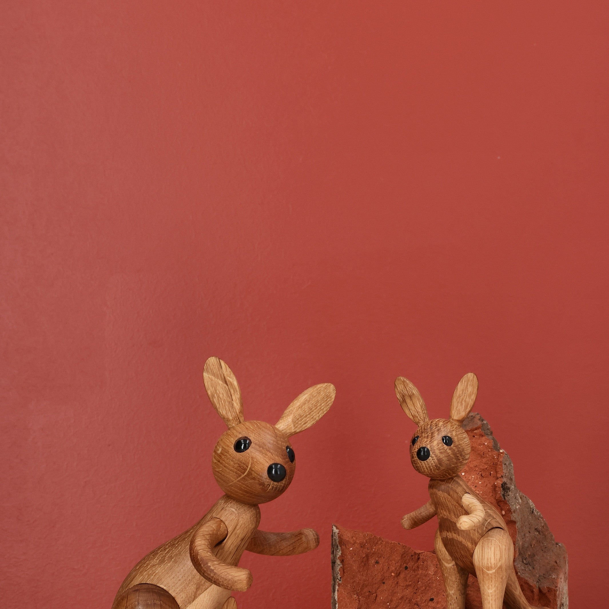 Wooden Kangaroo Sydney – 16.5 cm · Animal Figure | Spring Copenhagen · Desk Decor