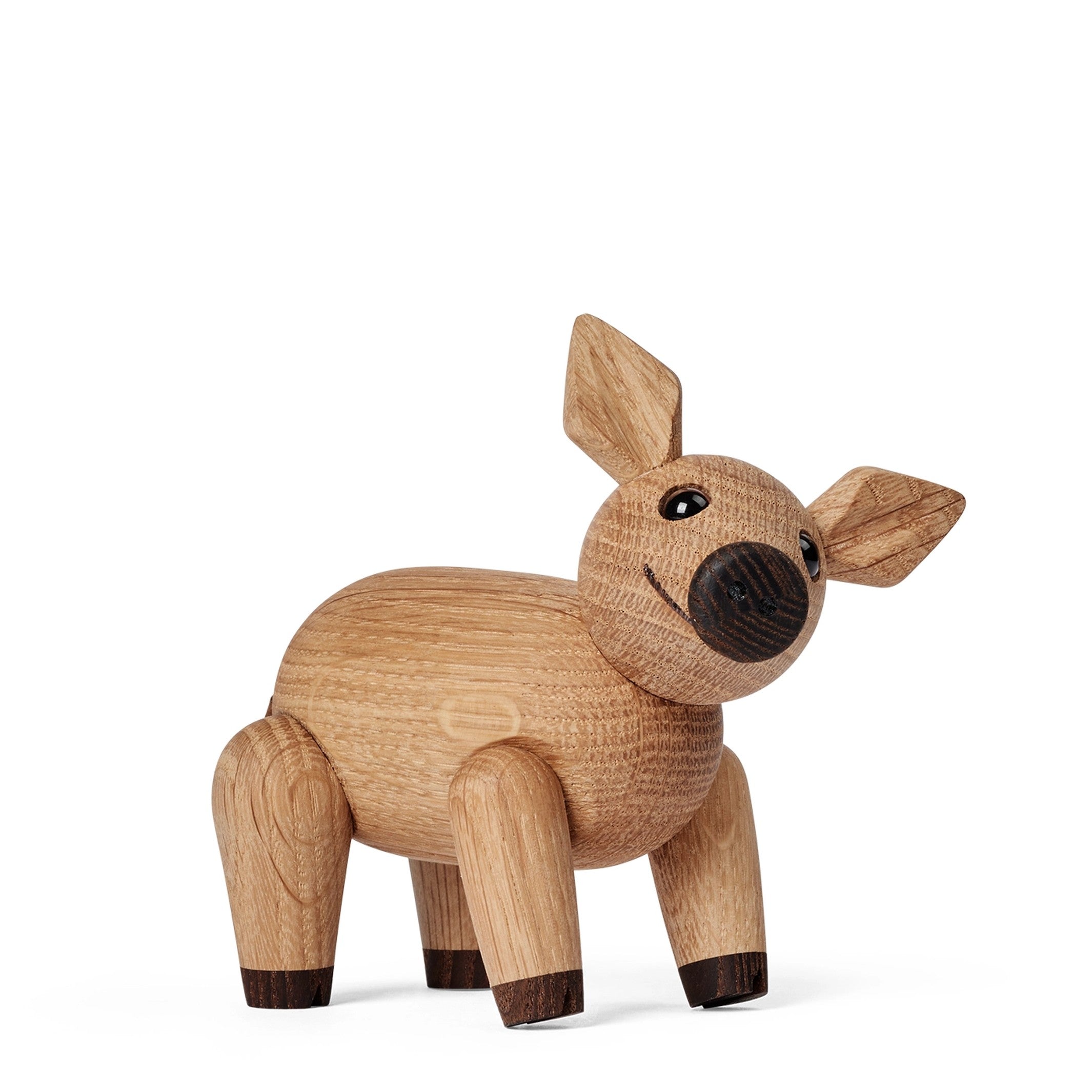 Holzschwein Percy – 9,3 cm · Tierfigur | Spring Copenhagen · Tischdeko
