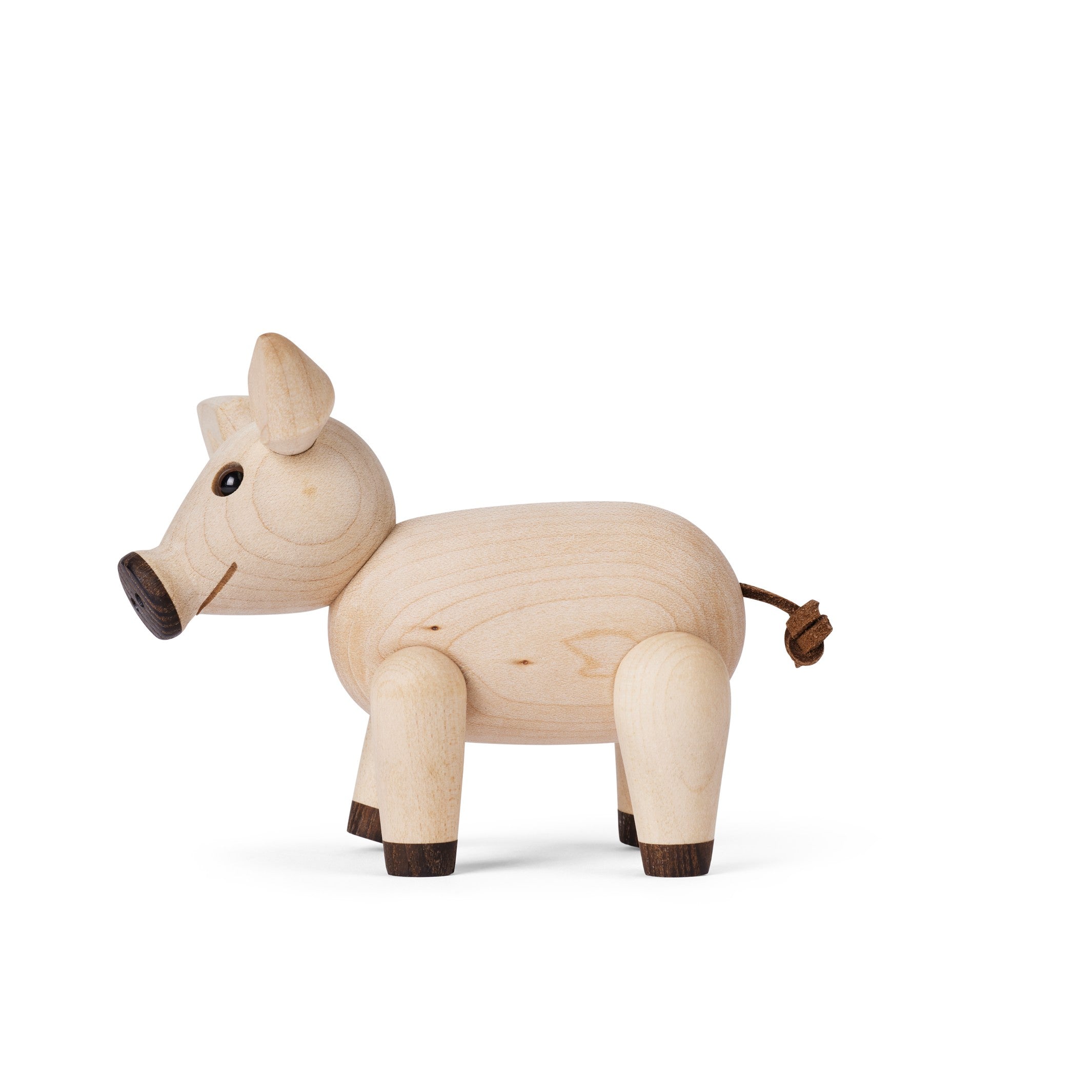 Holzschwein Penny – 8,3 cm · Tierfigur | Spring Copenhagen · Tischdeko