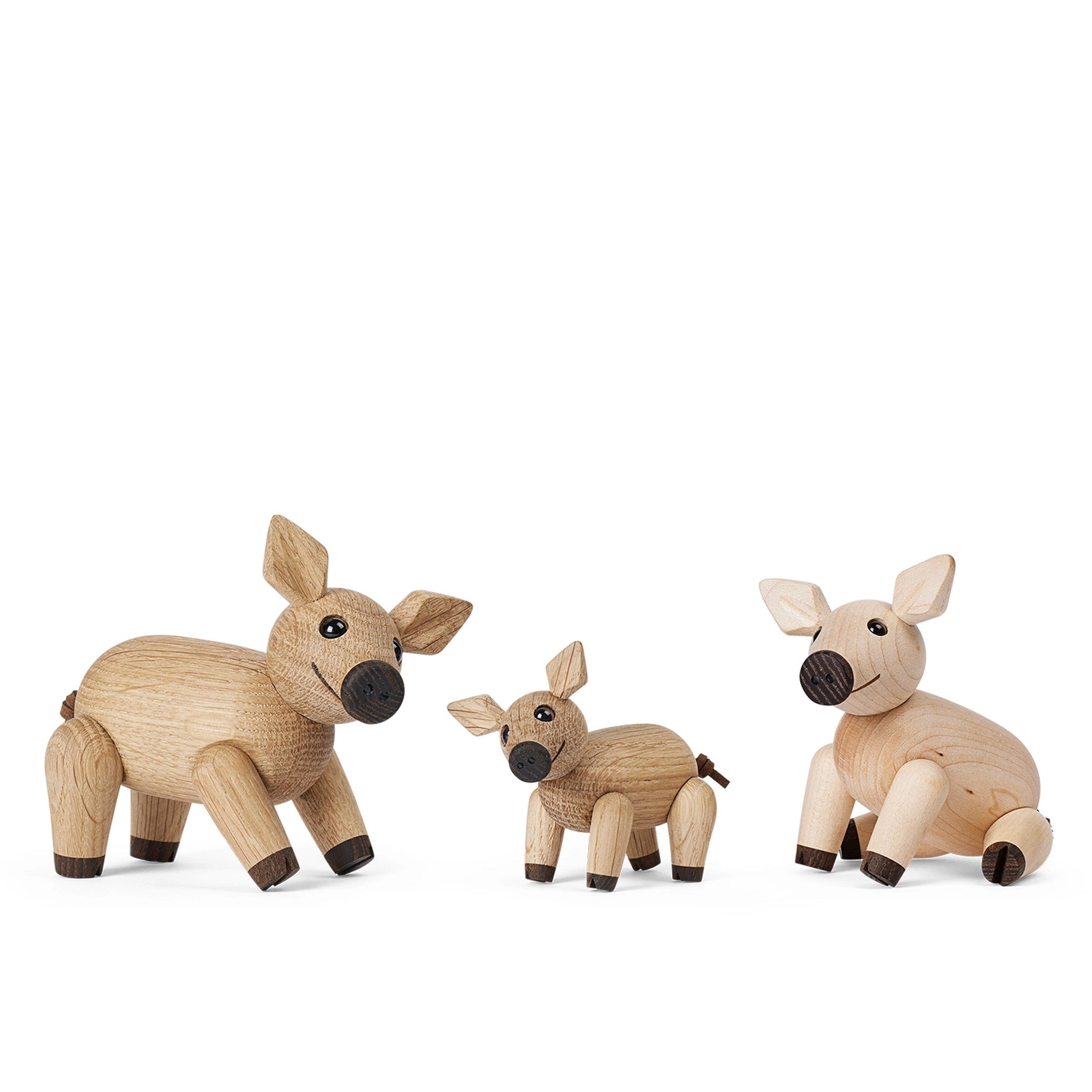 Wooden Pig Poppy – 6 cm · Animal Figure | Spring Copenhagen · Desk Decor