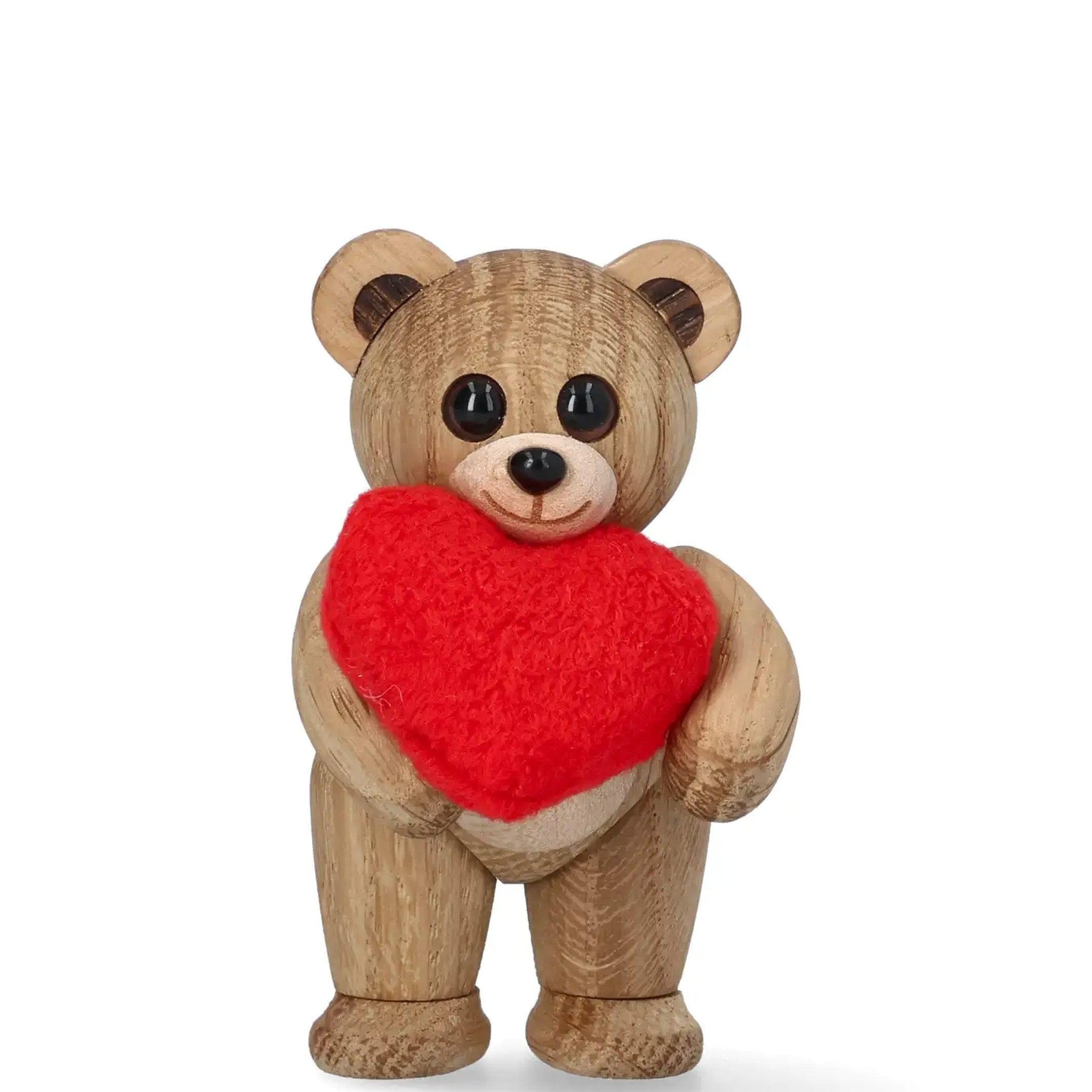 Holz-Teddybär Squeeze – Eiche · 7,6 cm | Spring Copenhagen