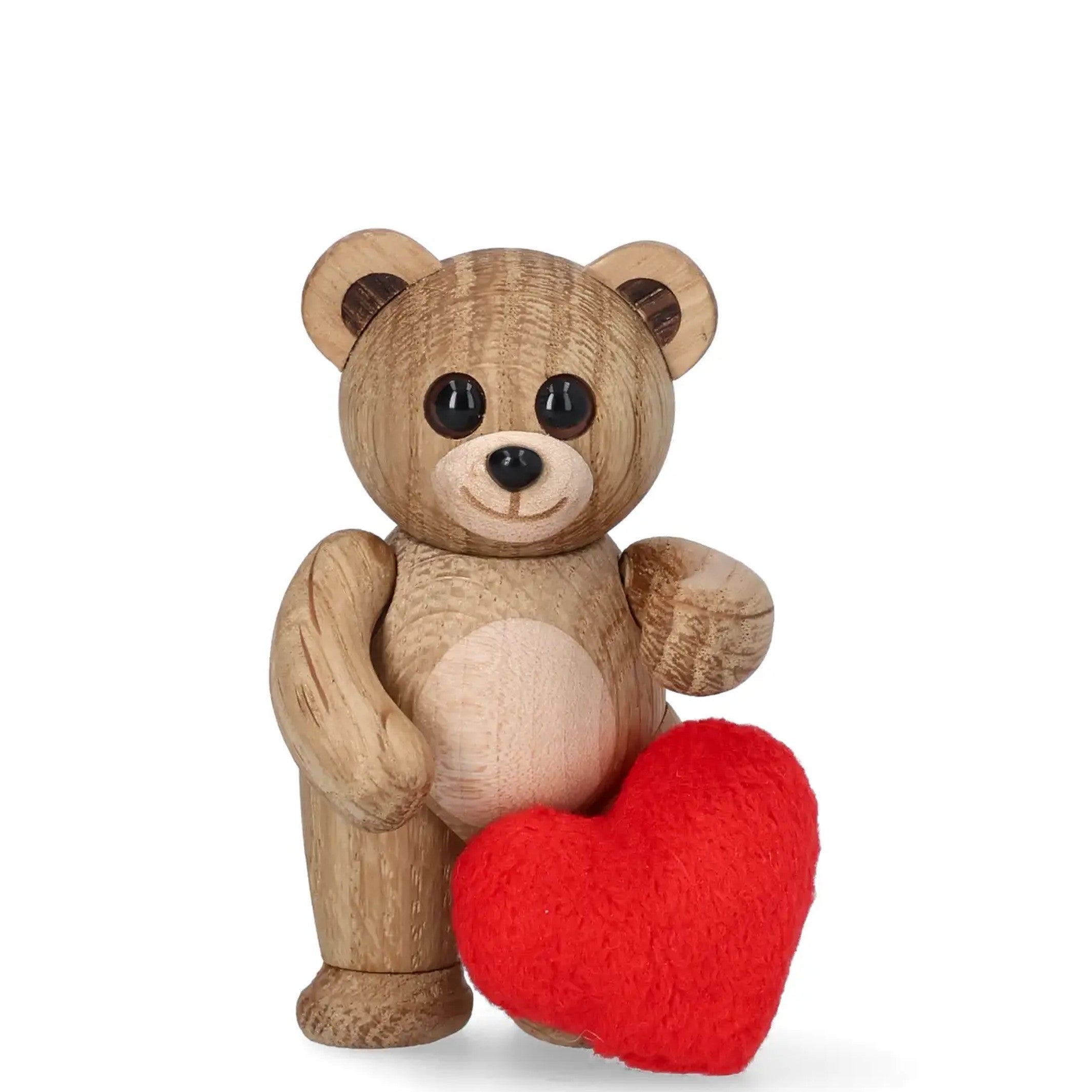Holz-Teddybär Squeeze – Eiche · 7,6 cm | Spring Copenhagen
