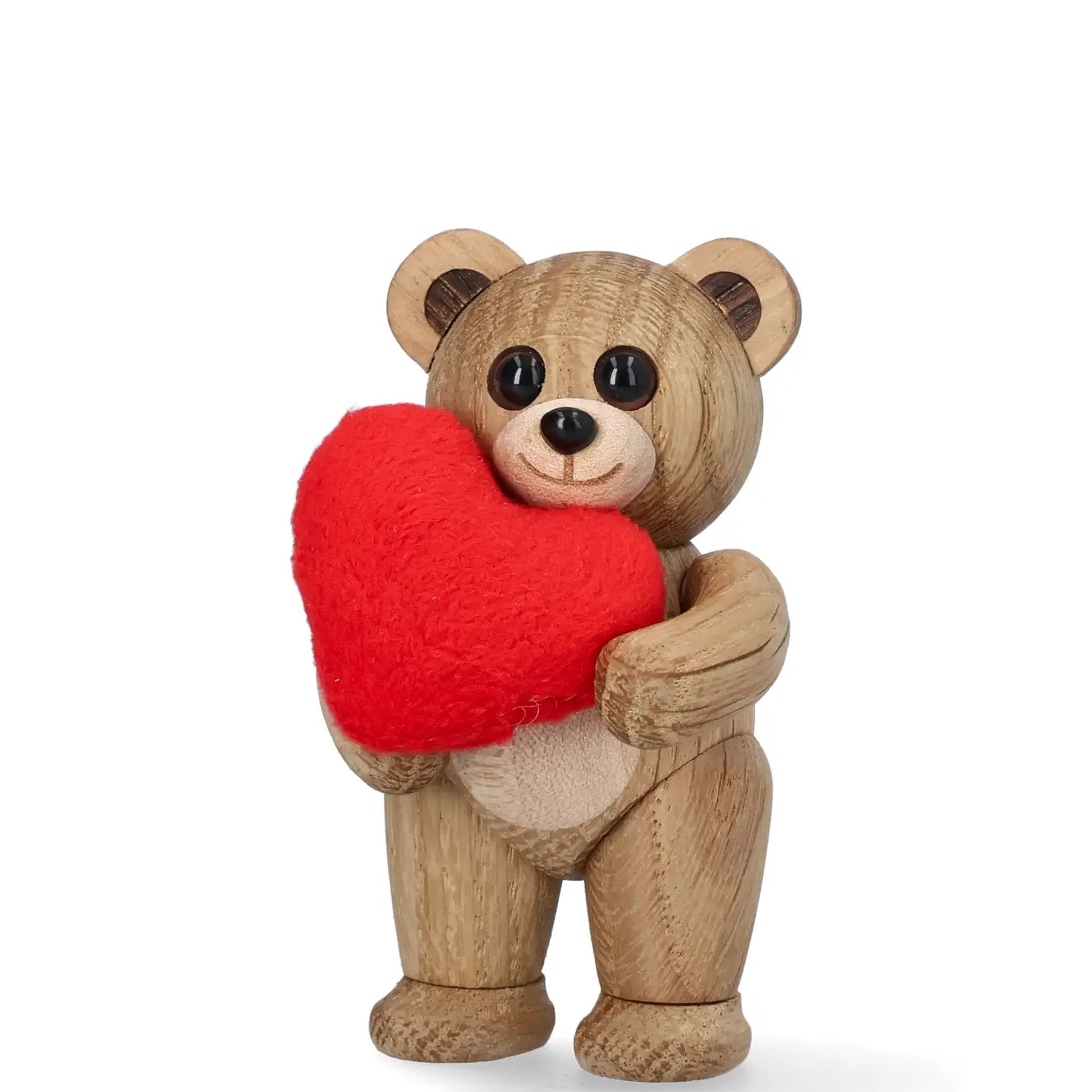 Holz-Teddybär Squeeze – Eiche · 7,6 cm | Spring Copenhagen