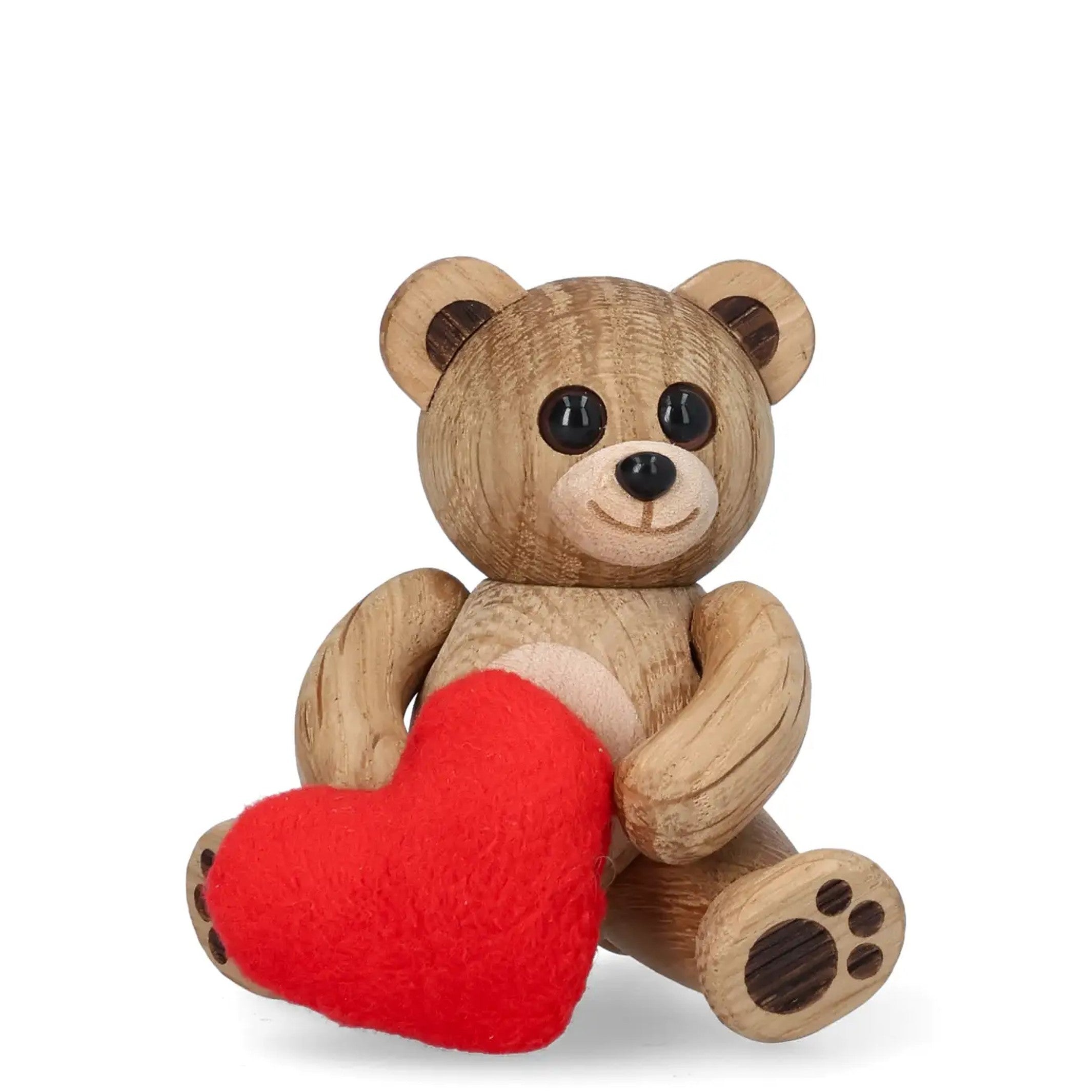 Holz-Teddybär Squeeze – Eiche · 7,6 cm | Spring Copenhagen