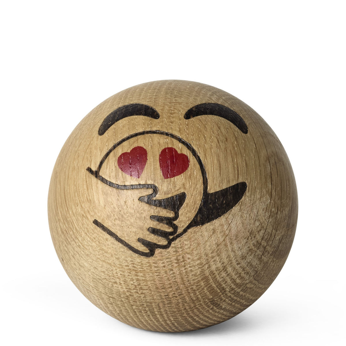 Emoticon in legno Cuddle – Rovere · 7 cm | Spring Copenhagen