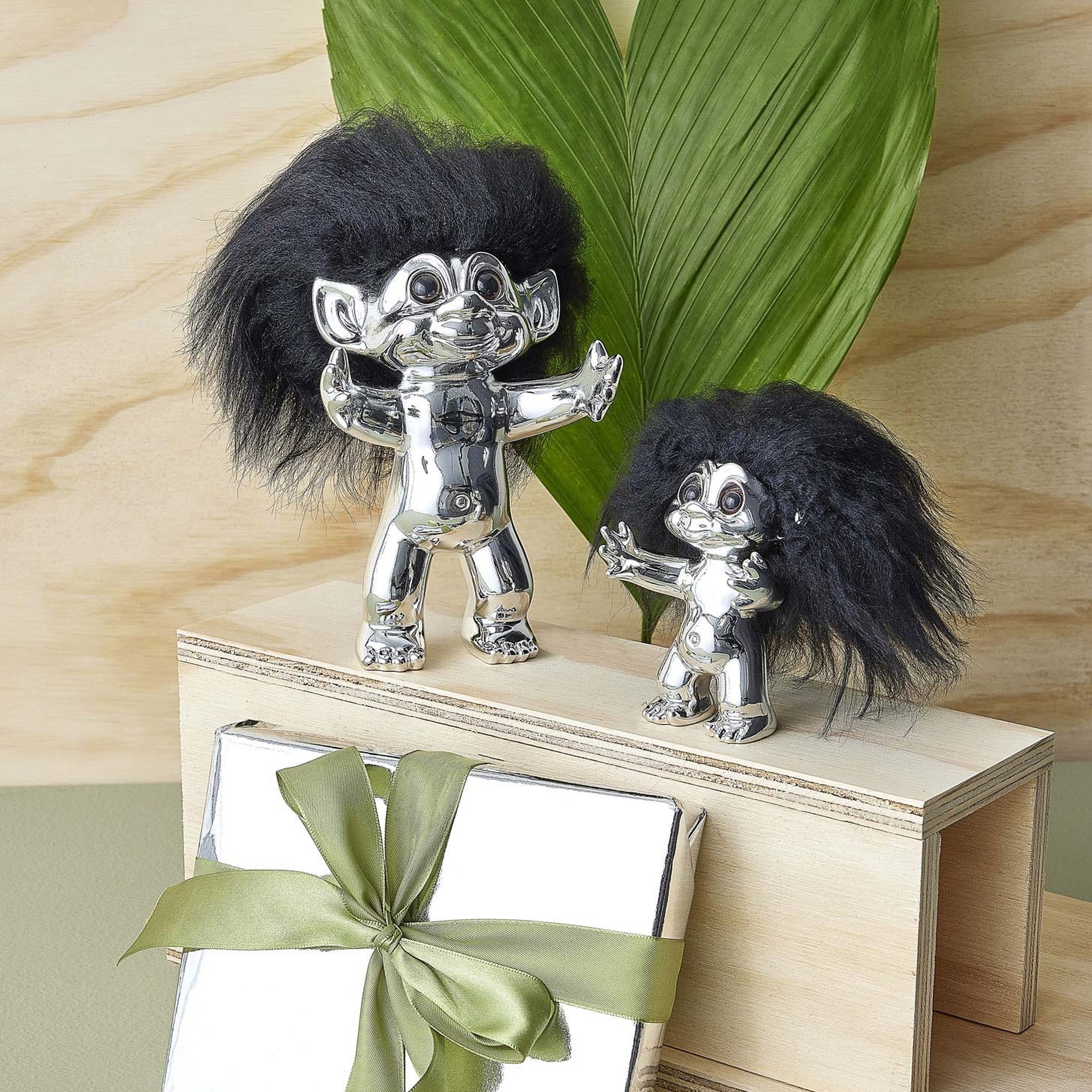 Glückstroll Chrome – Metallic · 9 cm | Spring Copenhagen · Glücksbringer