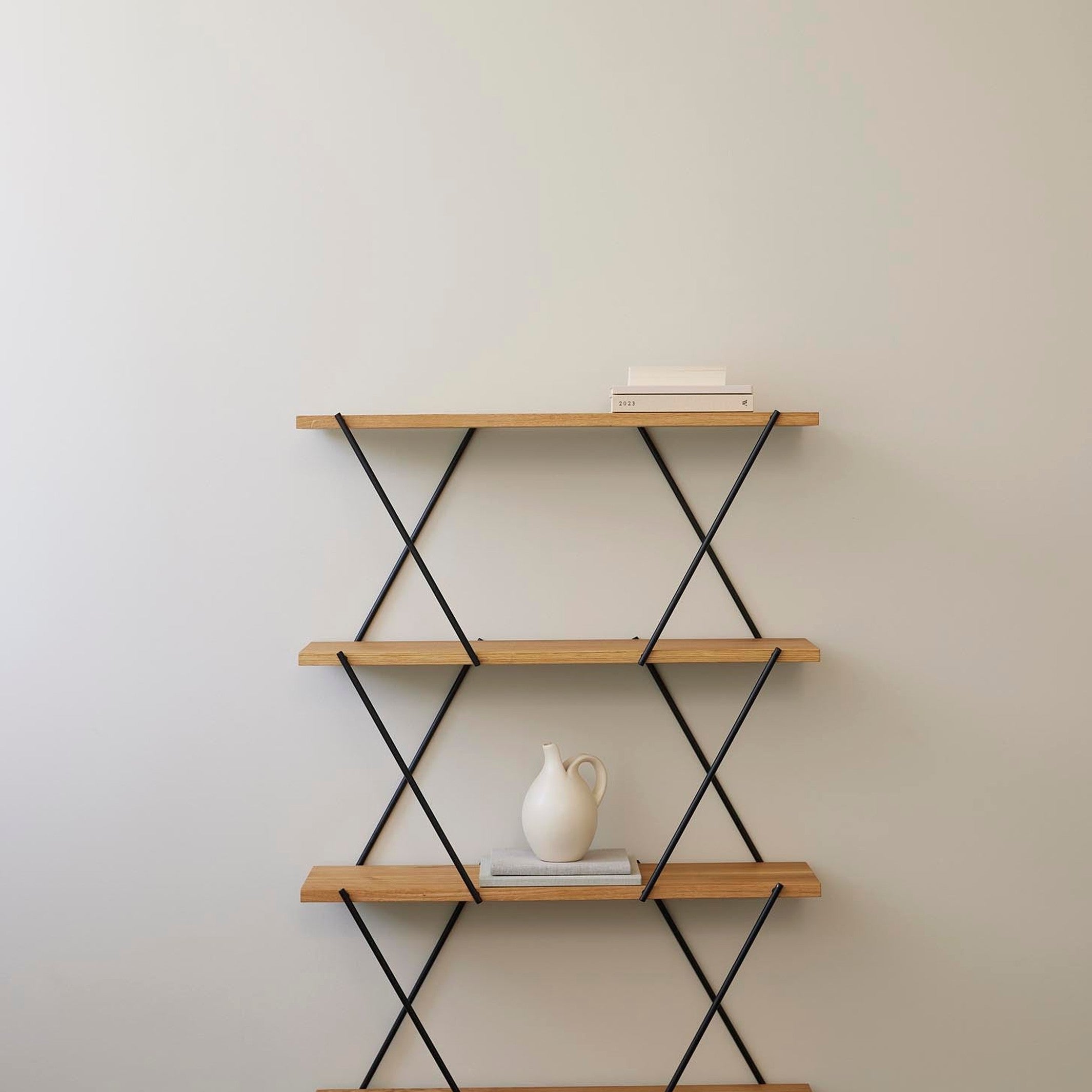 Extension Shelf XO1 – FSC Oak · Steel · 80 cm | Spring Copenhagen · Wall Shelf