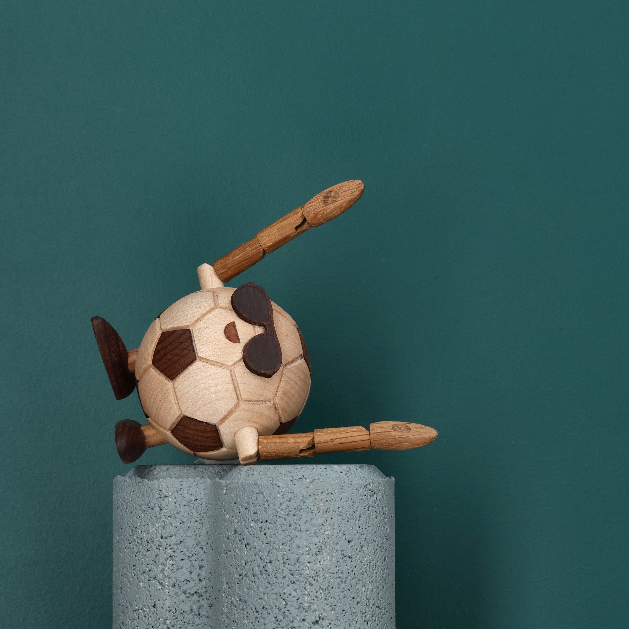 Holzfigur Woodies "Billy Ball" – 6,7 cm | Spring Copenhagen