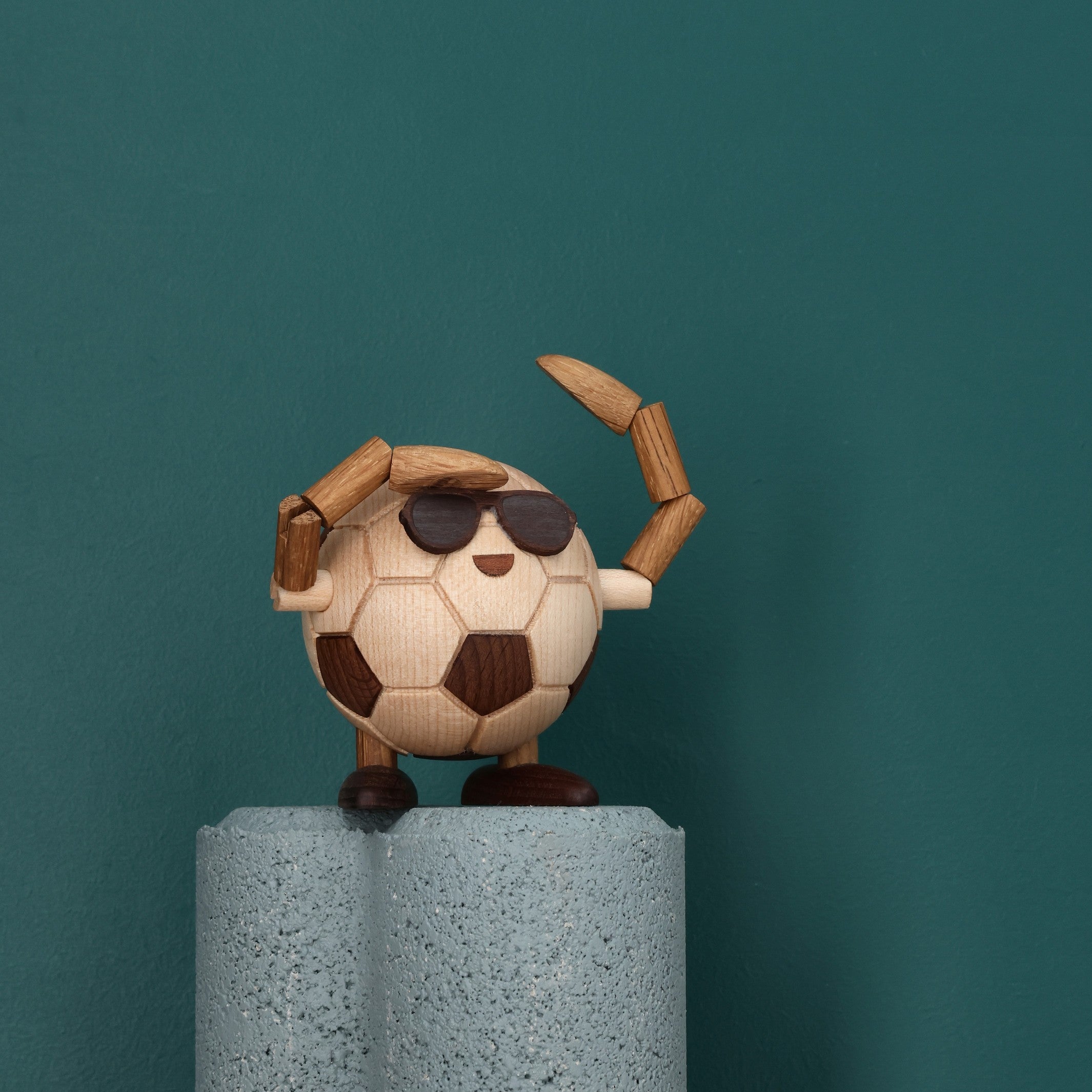 Holzfigur Woodies "Billy Ball" – 6,7 cm | Spring Copenhagen