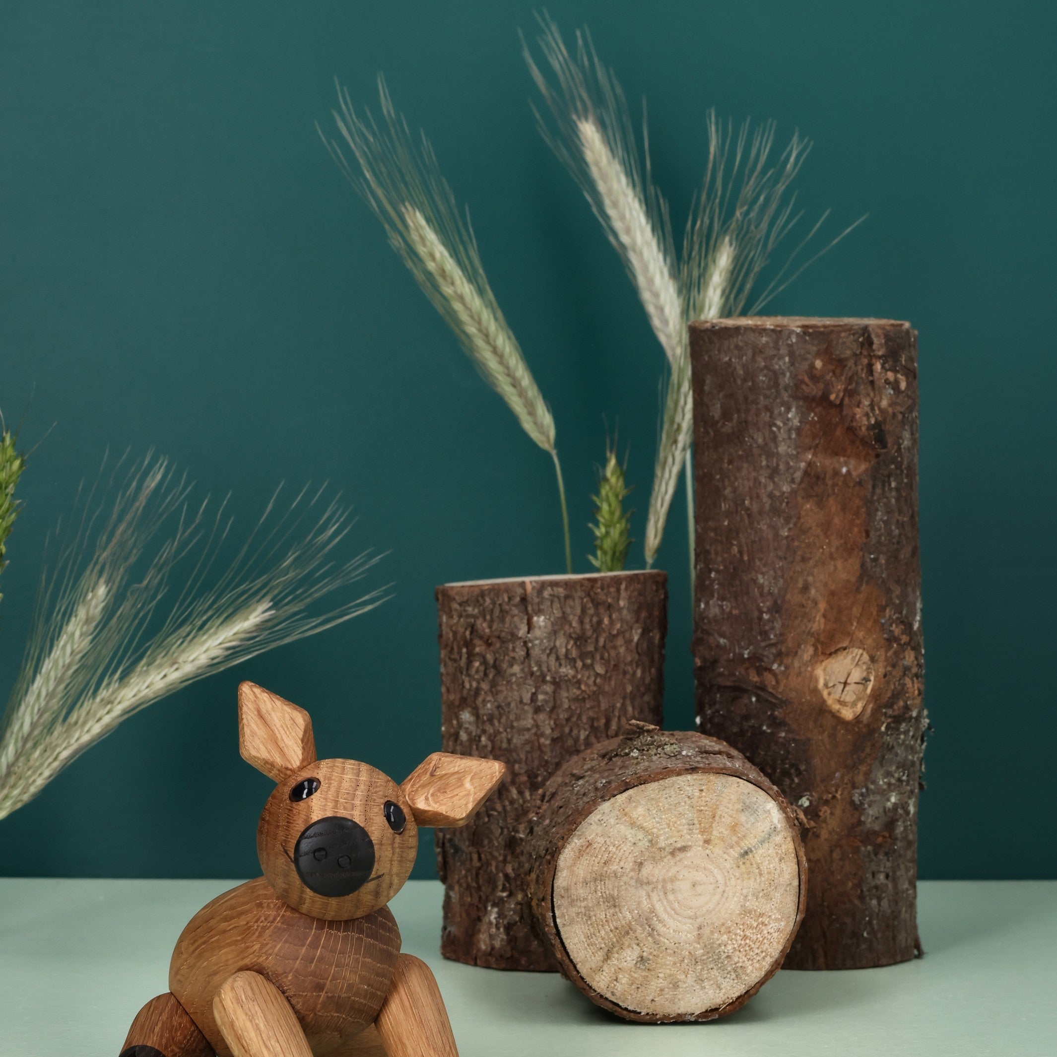 Holzschwein Percy – 9,3 cm · Tierfigur | Spring Copenhagen · Tischdeko